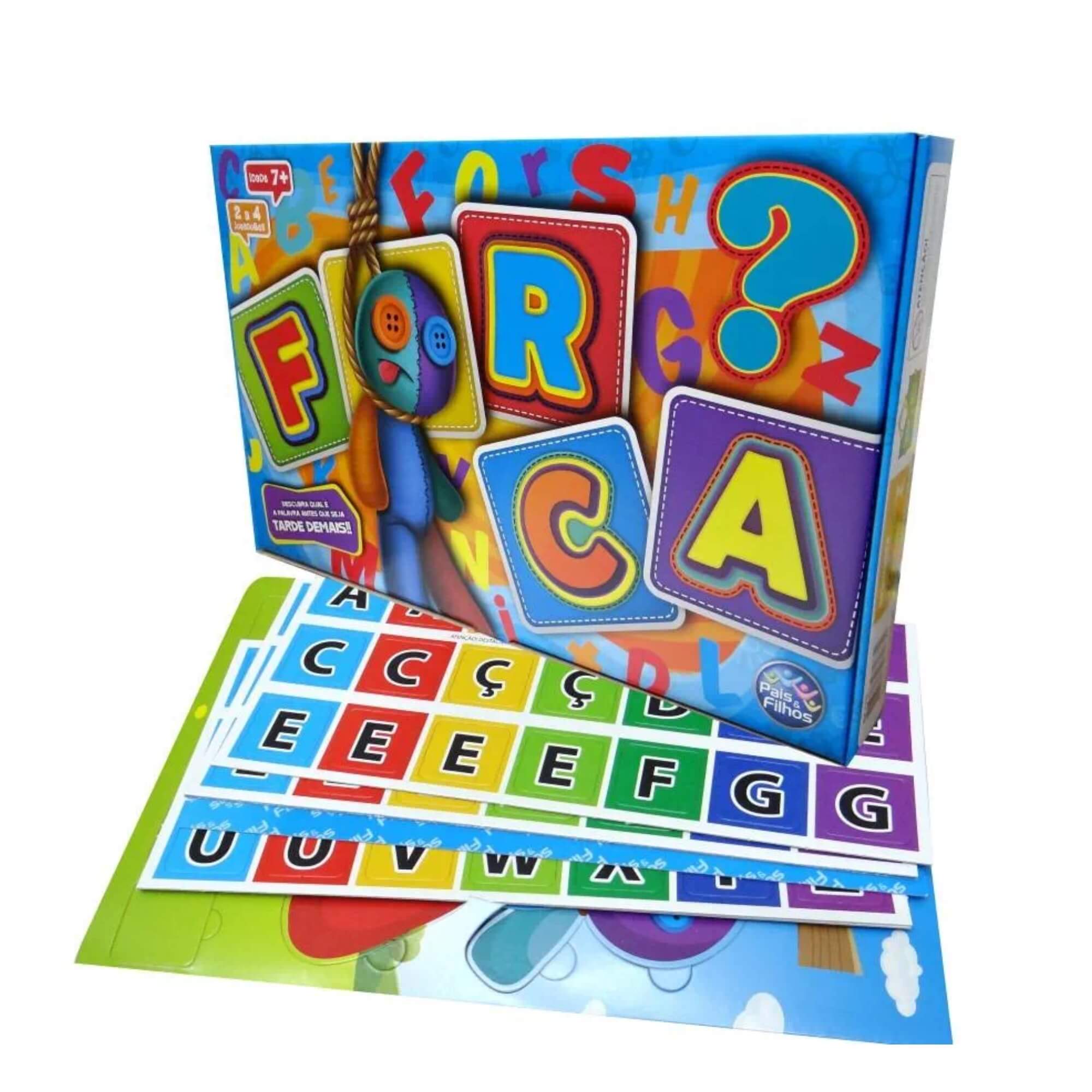 Jogo da Forca 128 Peças Pais e Filhos - 7173-1