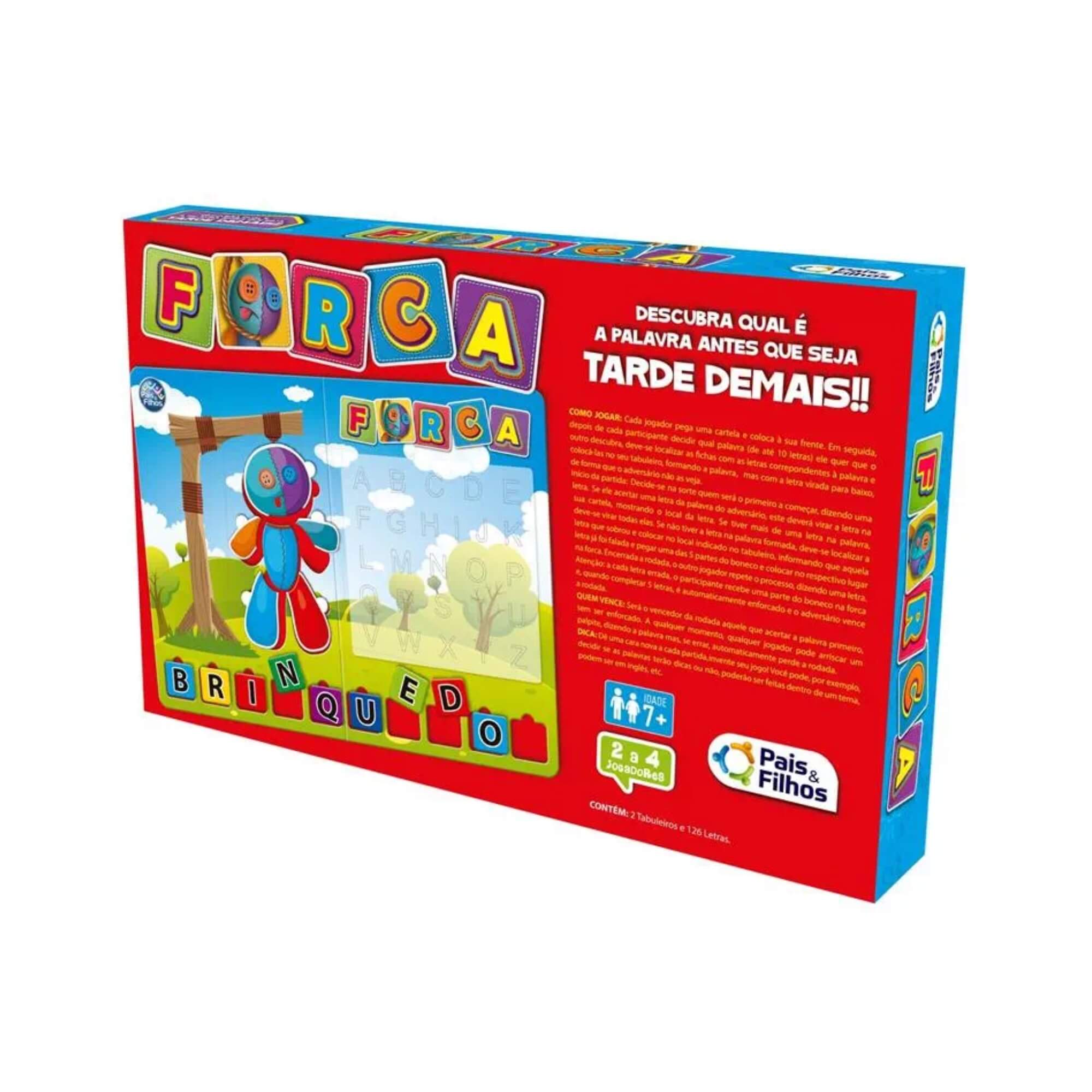 Jogo da Forca 128 Peças Pais e Filhos - 7173-1