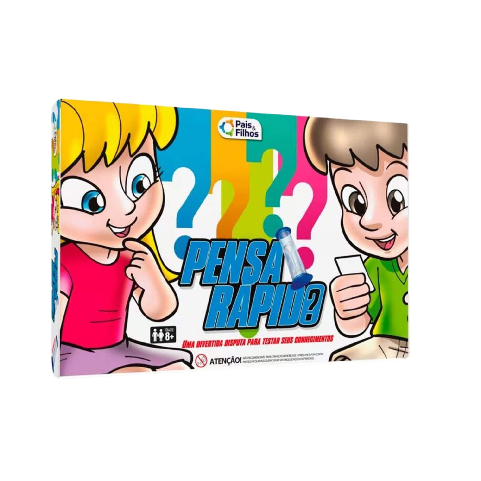 Jogo Infantil Pensa Rápido Pais e Filhos - 7301-1