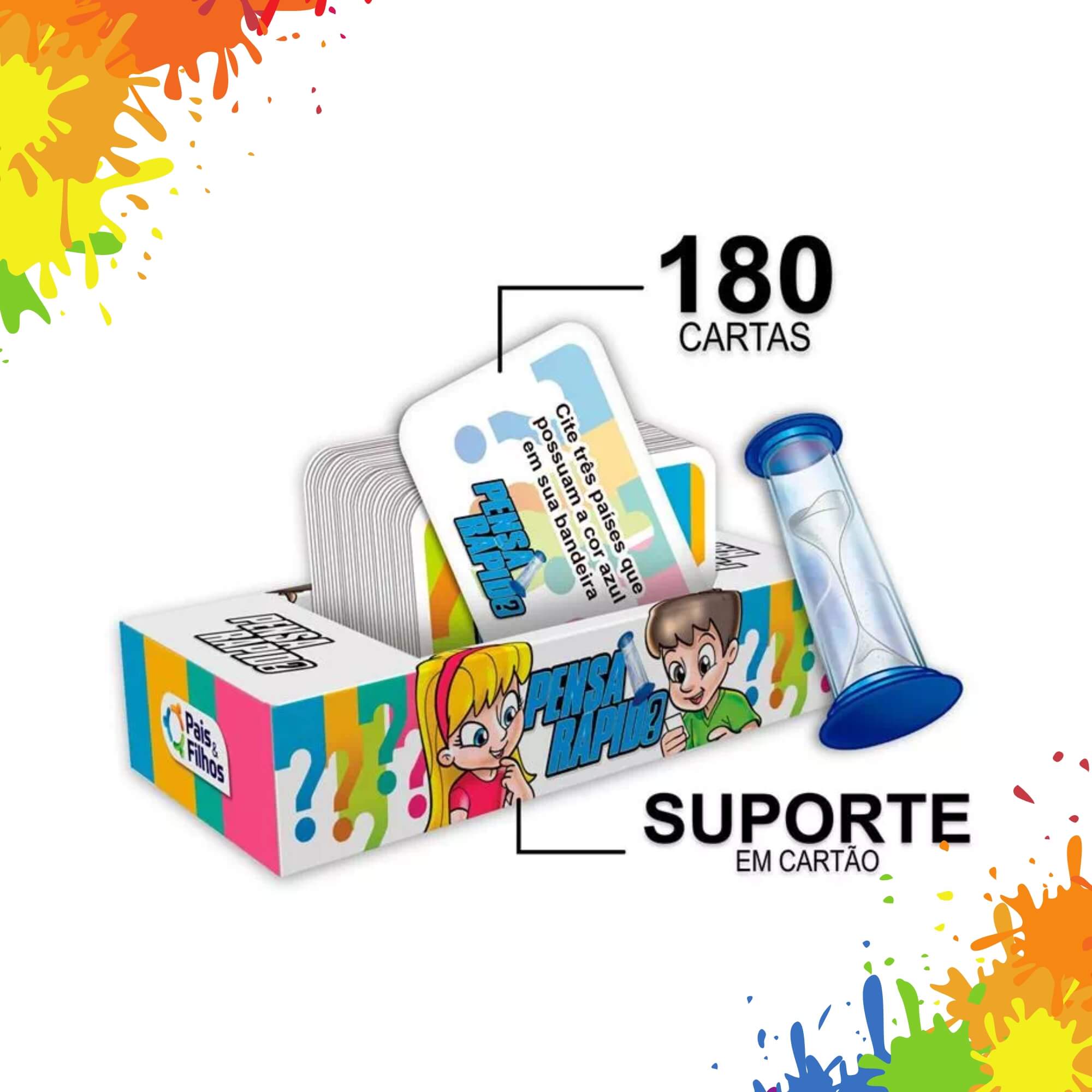Jogo Infantil Pensa Rápido Pais e Filhos - 7301-1