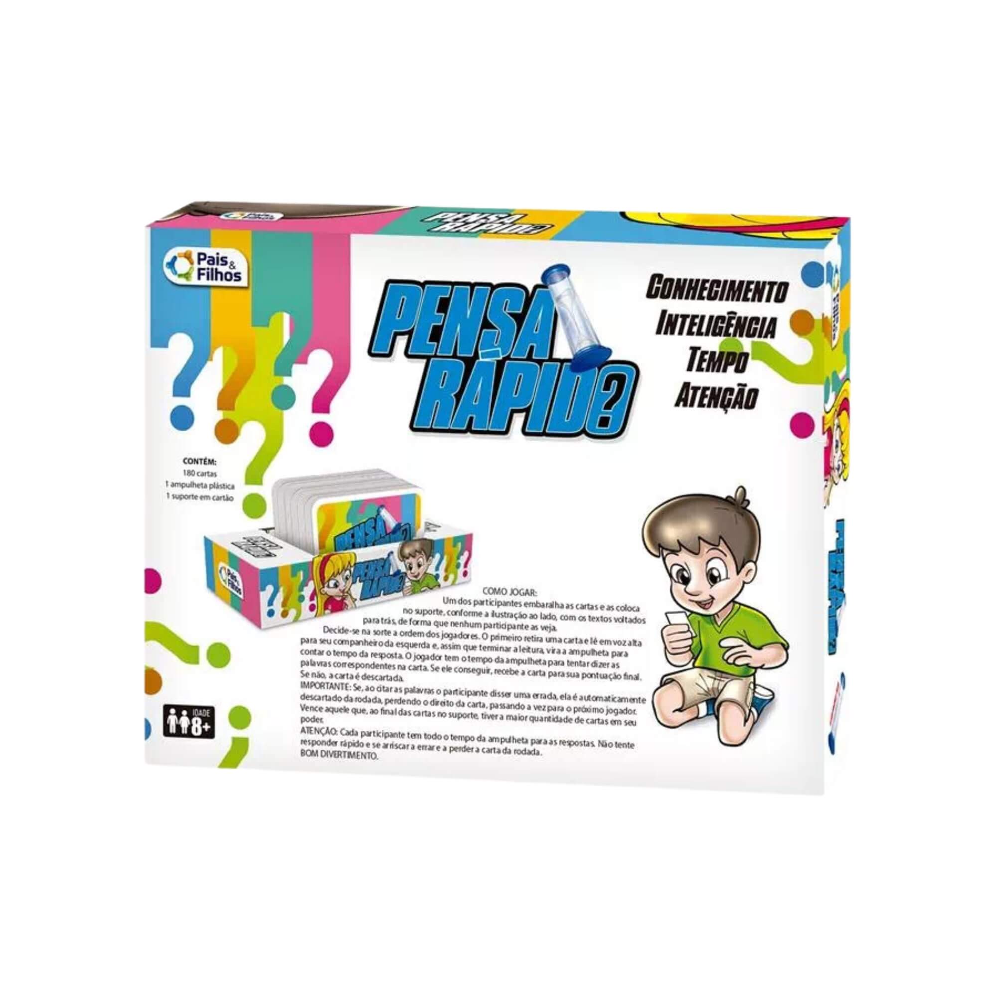 Jogo Infantil Pensa Rápido Pais e Filhos - 7301-1
