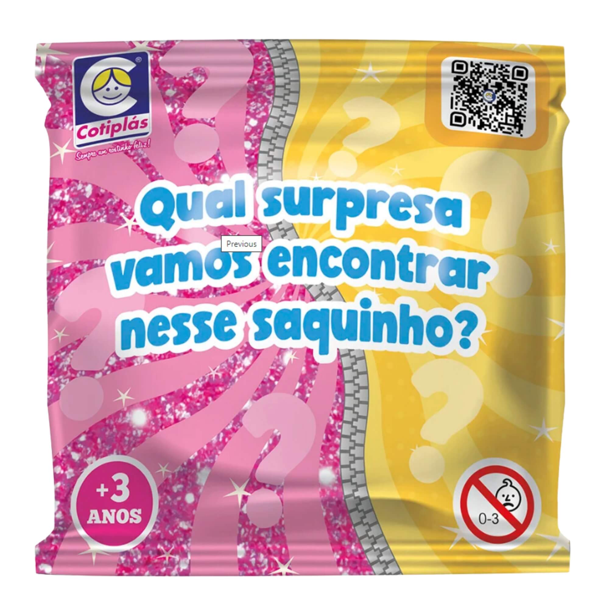 Brinquedo Pônei Rainbow Surprise Acessórios Coloridos Cotiplás - 2711