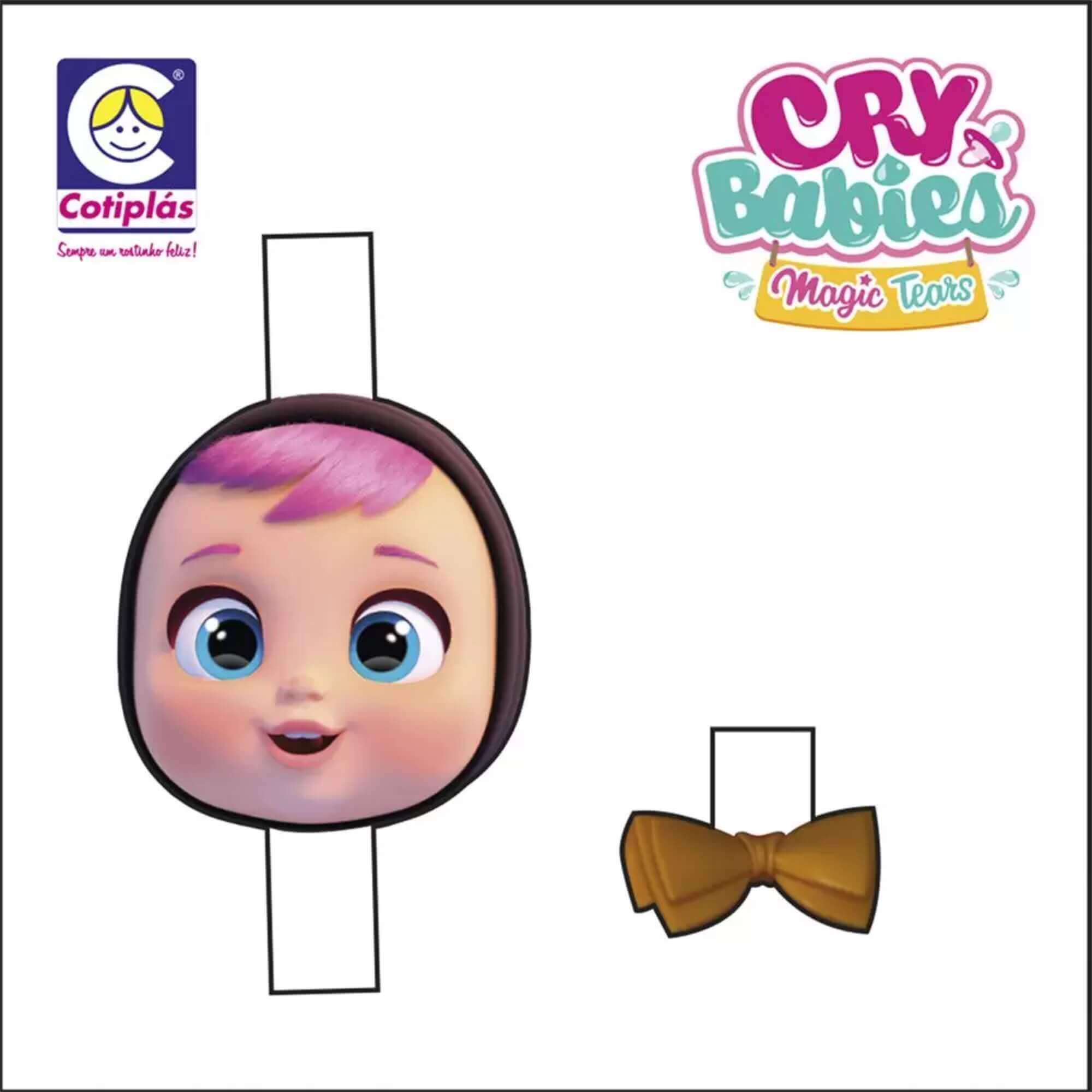 Brinquedo Infantil Massinha Cry Babies Surprise Sortido e Unitário Cotiplás - 2715