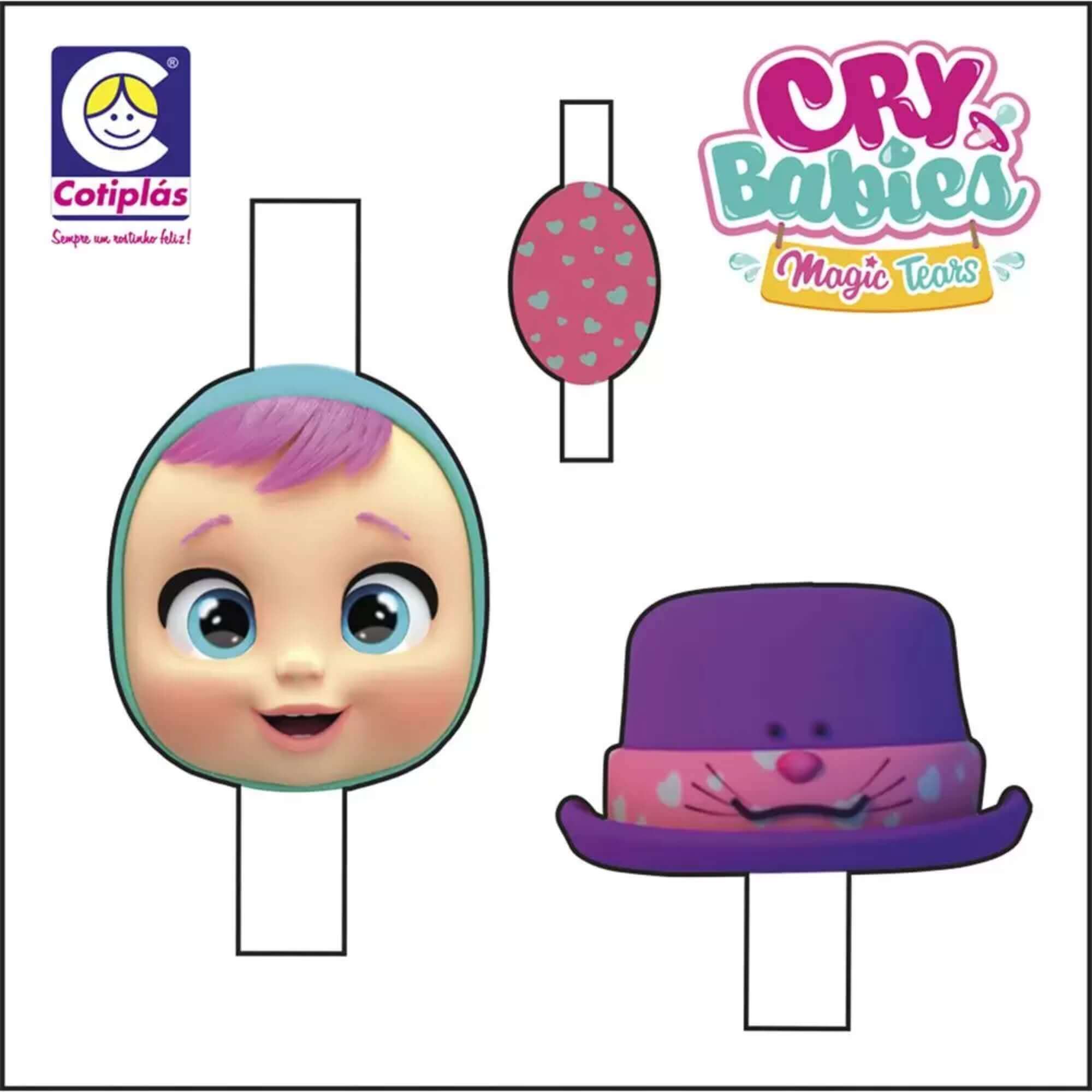 Brinquedo Infantil Massinha Cry Babies Surprise Sortido e Unitário Cotiplás - 2715