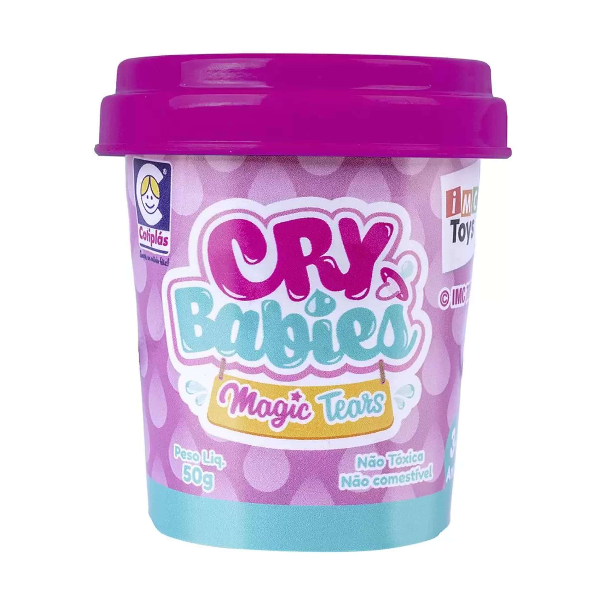 Brinquedo Infantil Massinha Cry Babies Surprise Sortido e Unitário Cotiplás - 2715
