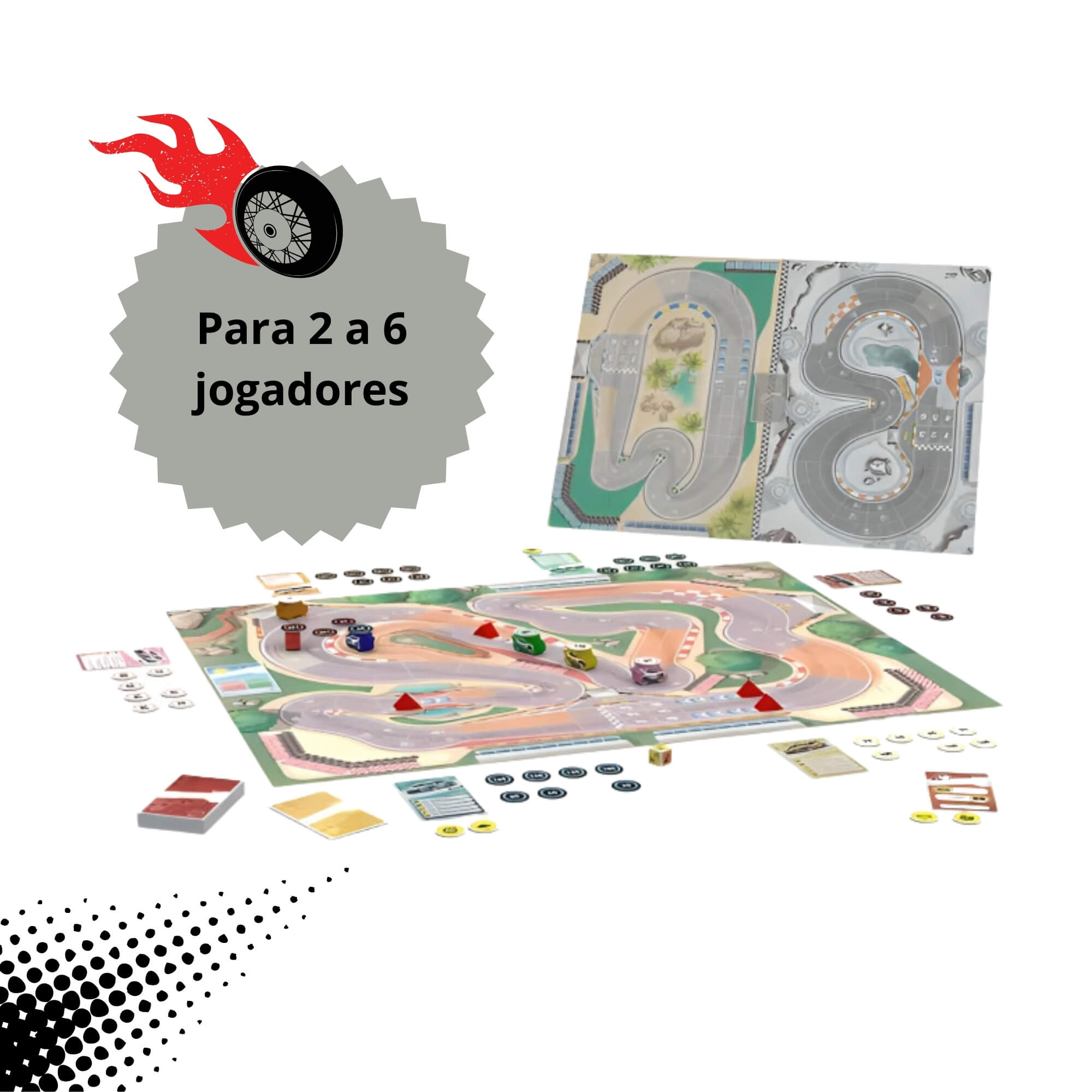 Jogo de Tabuleiro Infantil Pisando Fundo Xalingo - 12810