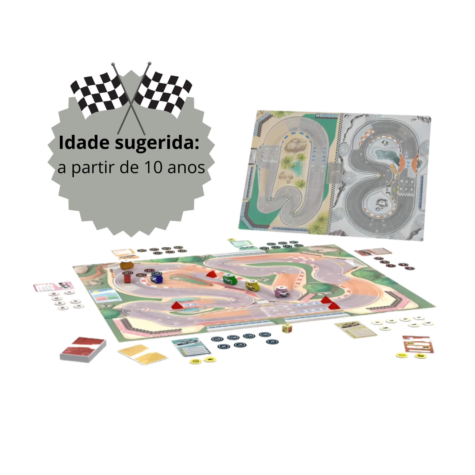 Jogo de Tabuleiro Infantil Pisando Fundo Xalingo - 12810