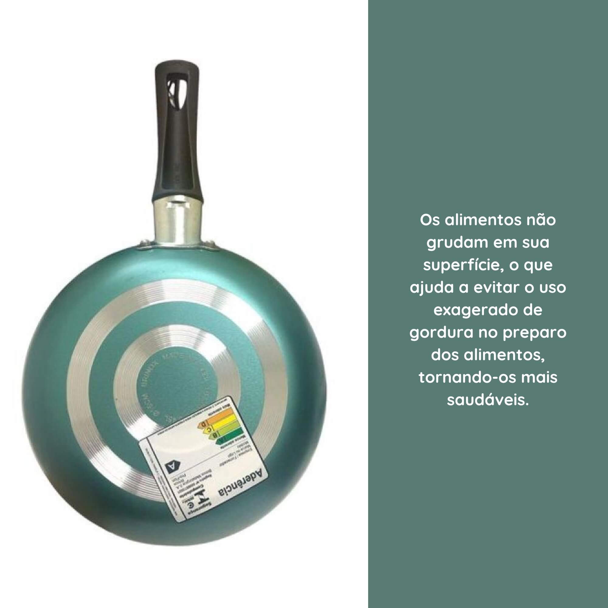 Frigideira Antiaderente 16 cm 0,45L Fun Verde Brinox - 7232/348