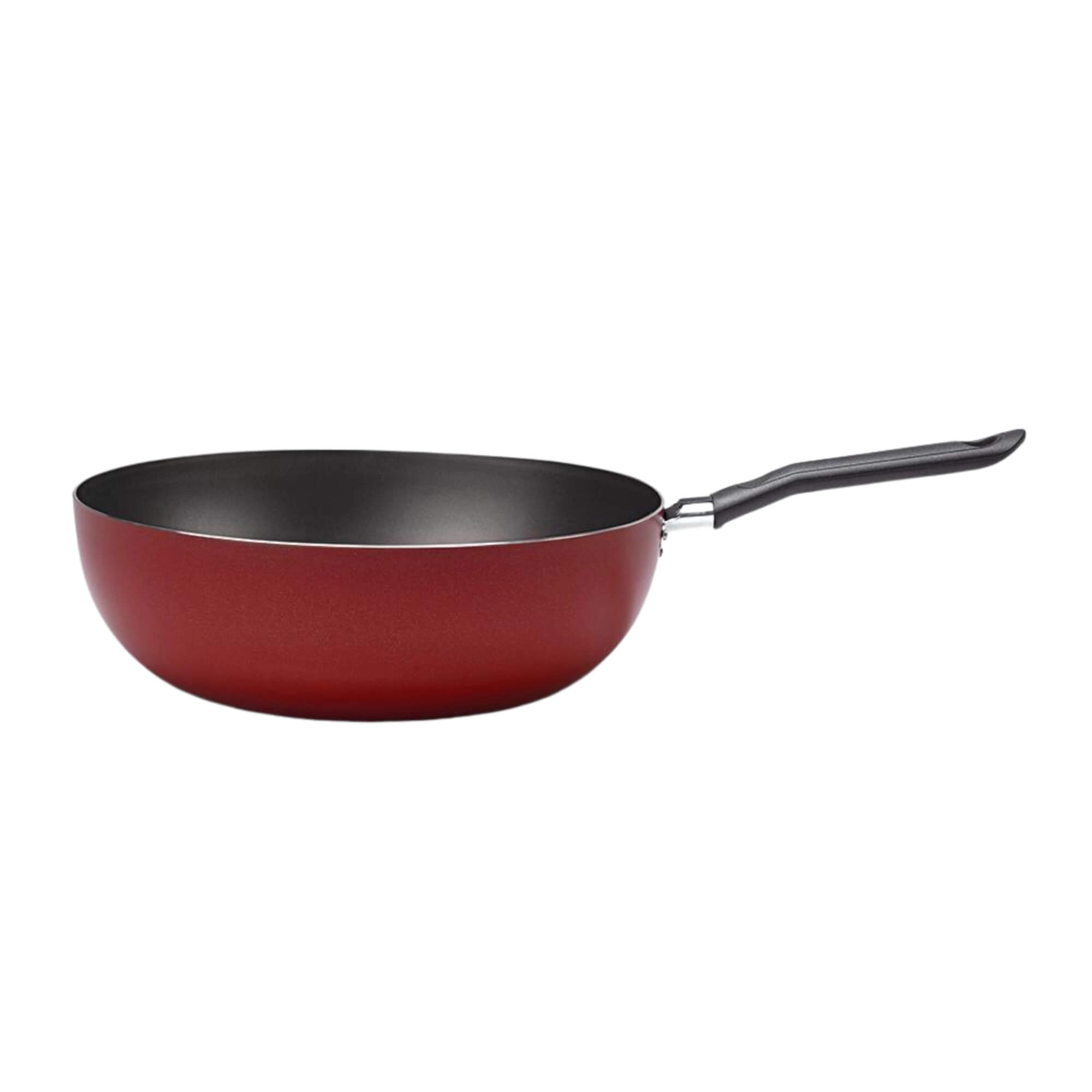 Frigideira Wok Alumínio Antiaderente 24cm 2,3L Fun Cereja Brinox - 7232/358