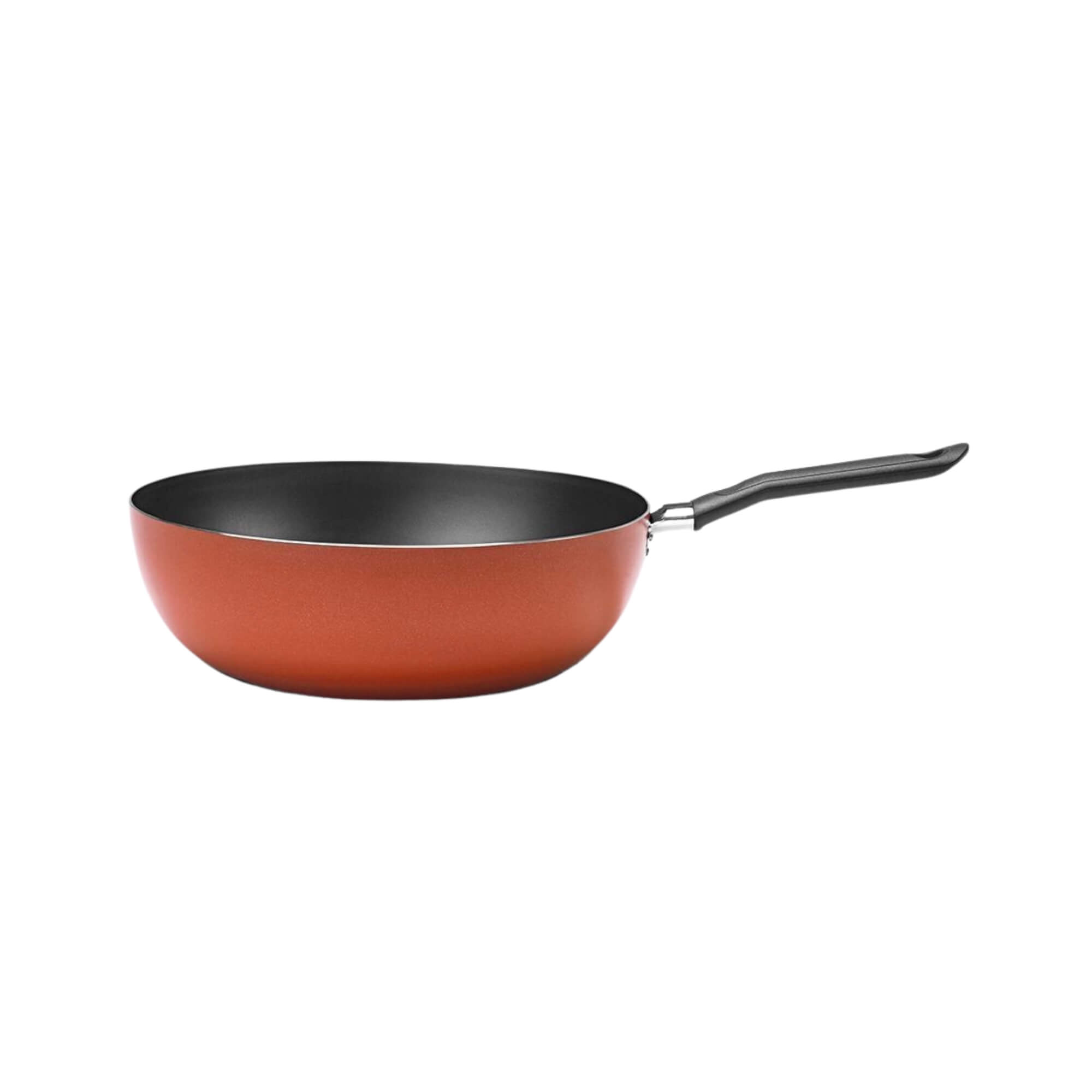 Frigideira Wok Alumínio Antiaderente 24cm 2,3L Fun Terracota Brinox - 7232/359