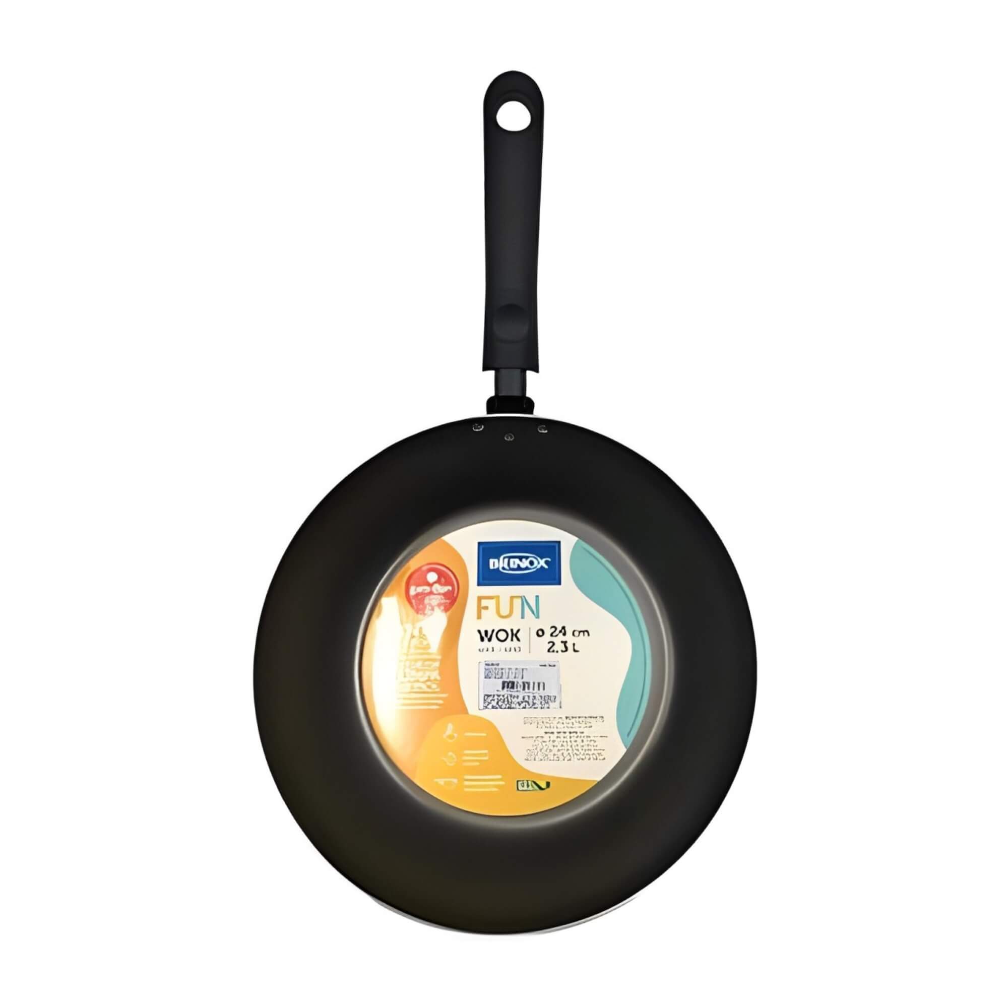 Frigideira Wok Alumínio Antiaderente 24cm 2,3L Fun Terracota Brinox - 7232/359