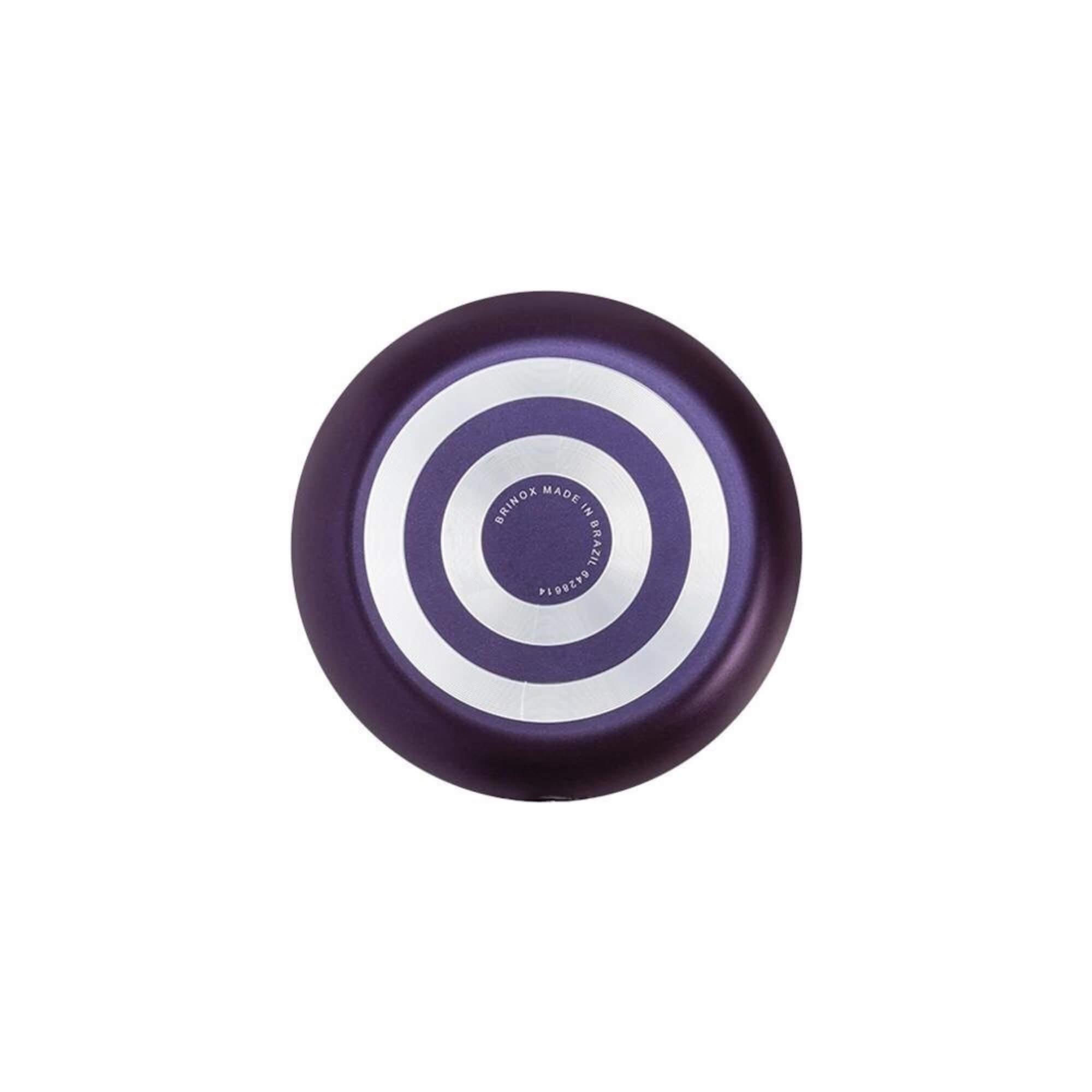 Frigideira Wok Alumínio Antiaderente 24cm 2,3L Fun Roxo Brinox - 7232/360