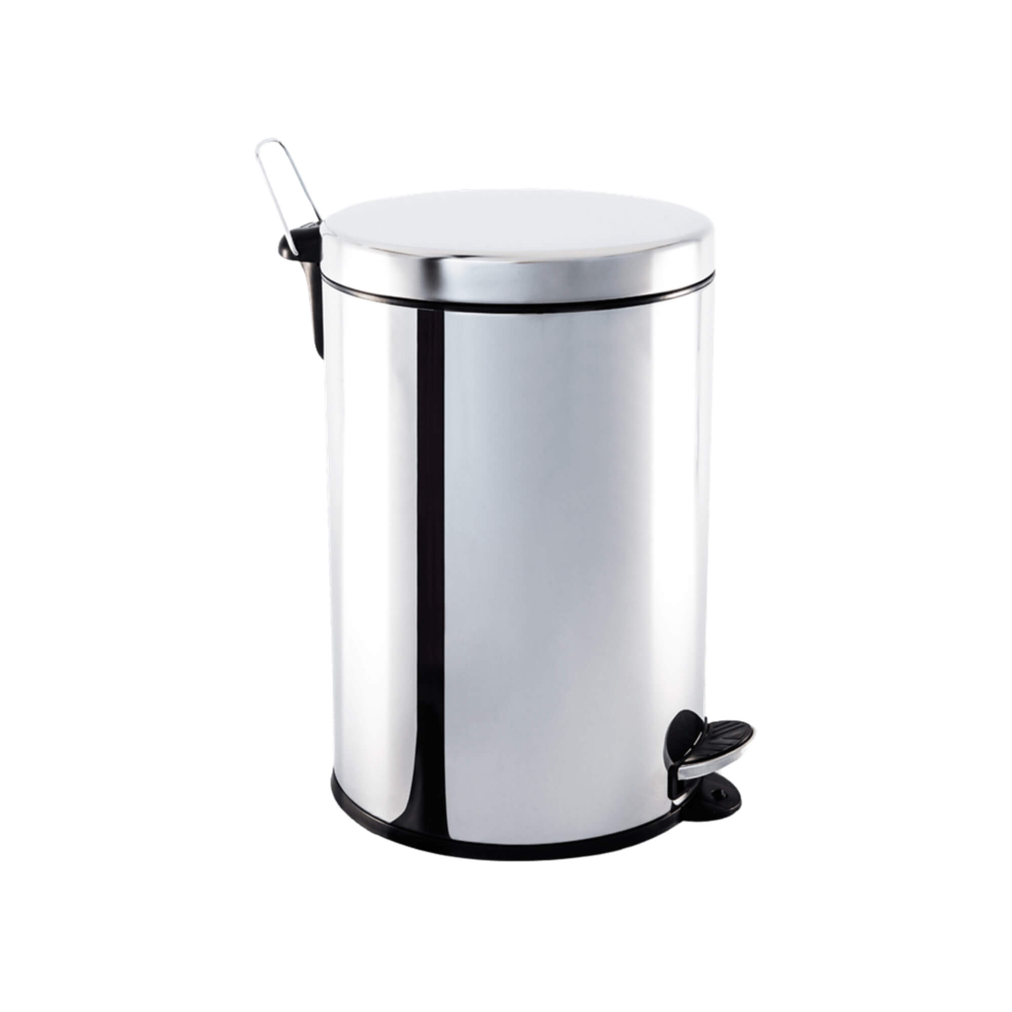 Lixeira com Tampa e Balde Decorline 20 Litros Aço Inoxidável Brinox - 3040/204