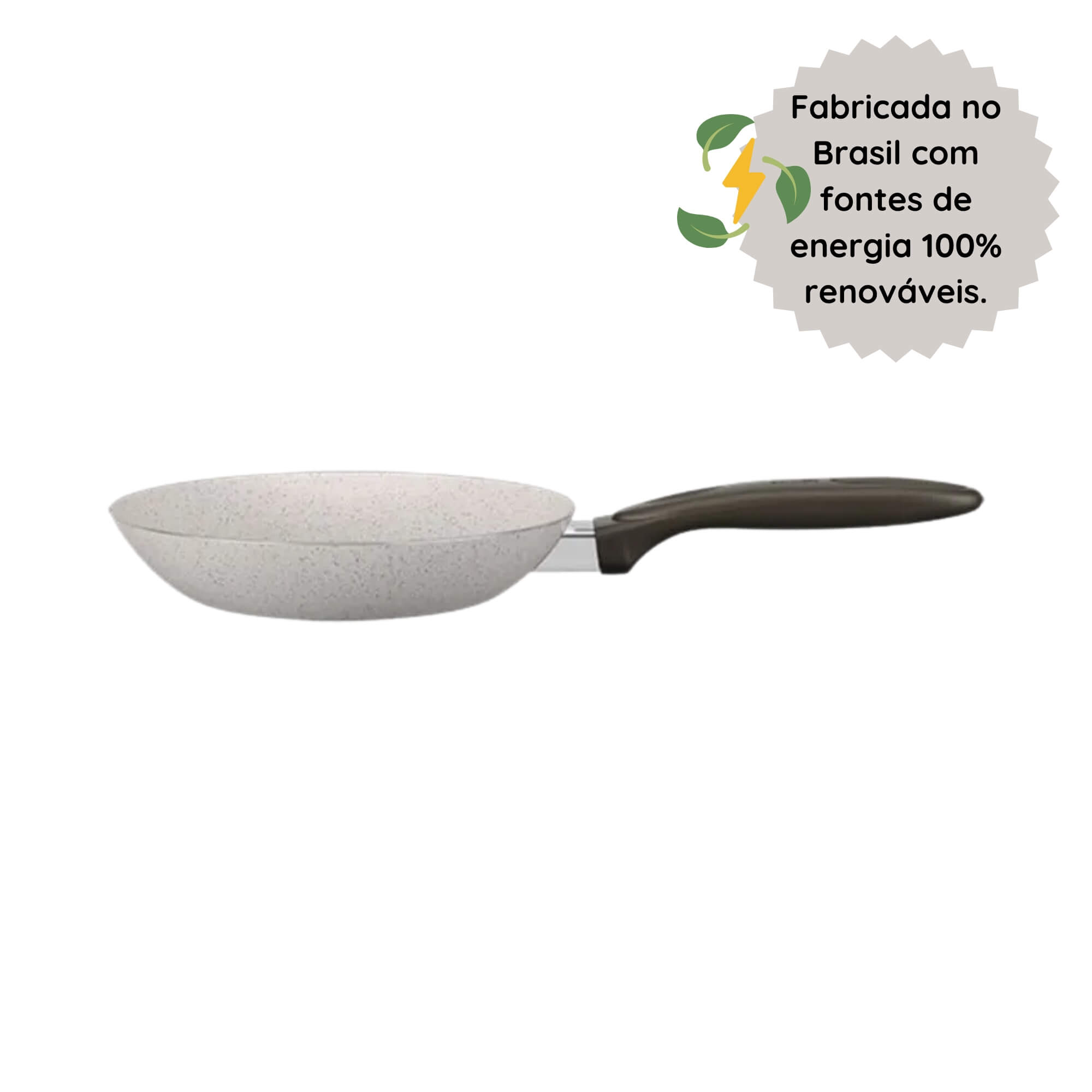 Frigideira 20cm Revestimento Cerâmico Antiaderente Ceramic Life Suprema Vanilla Brinox - 7244/352 (N/A)