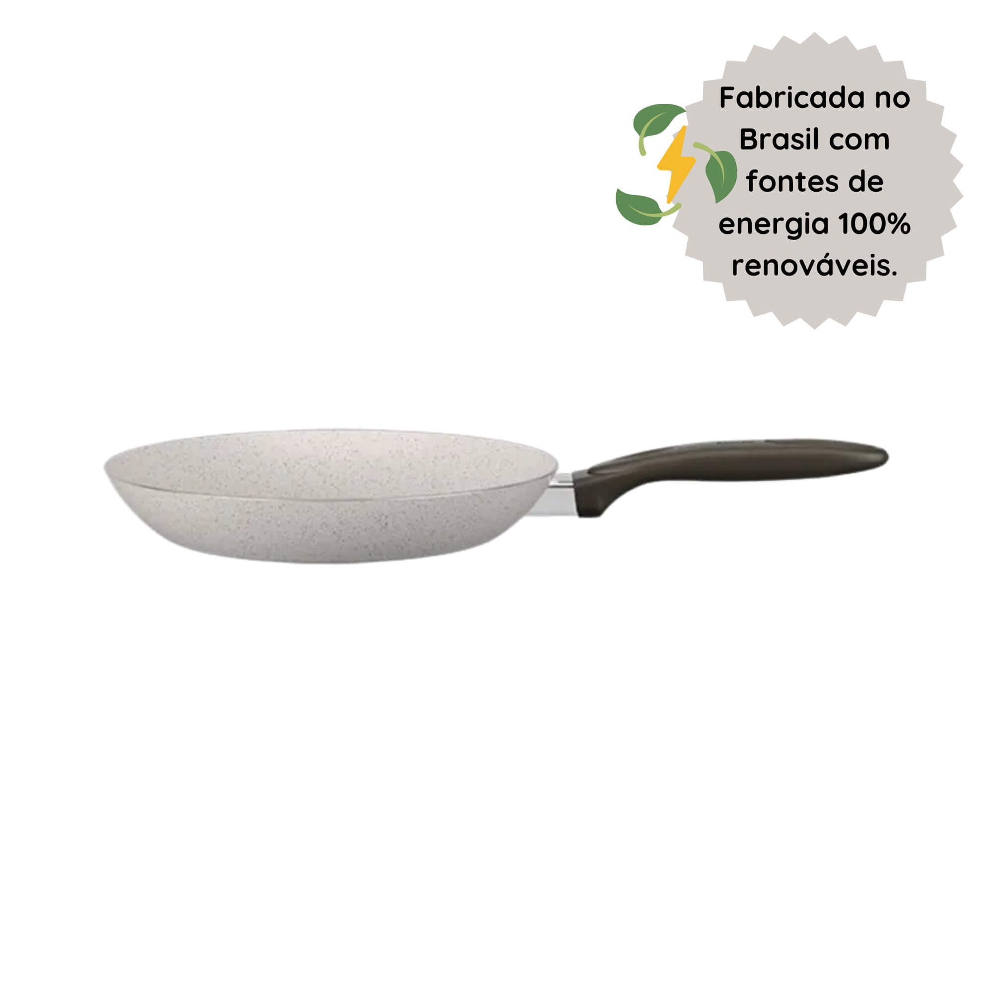 Frigideira 24cm 1,2L Ceramic Life Antiaderente Suprema Vanilla Brinox - 7244/354 (N/A)