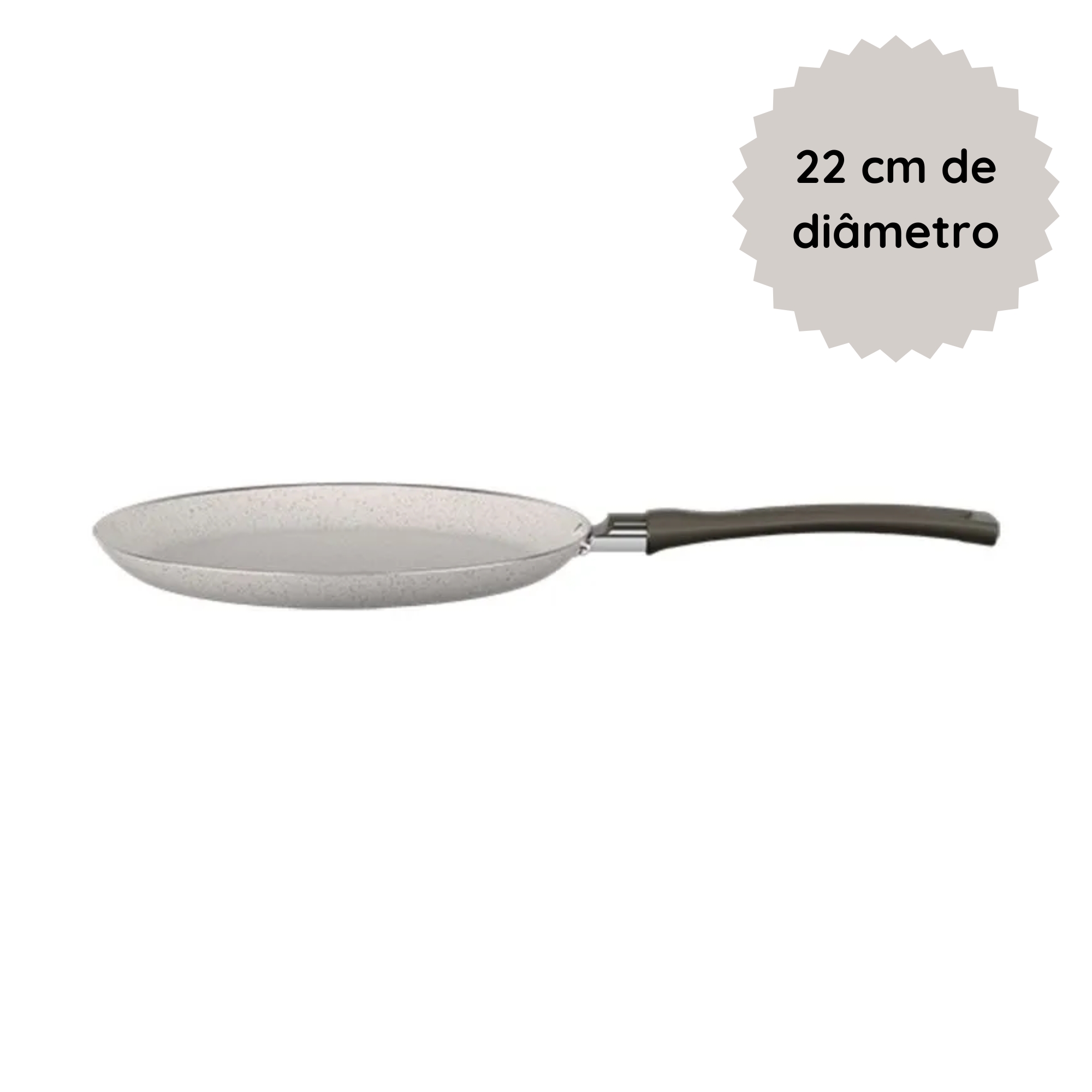 Tapioqueira 22cm Antiaderente Ceramic Life Suprema Vanilla Brinox - 7244/357 (N/A)