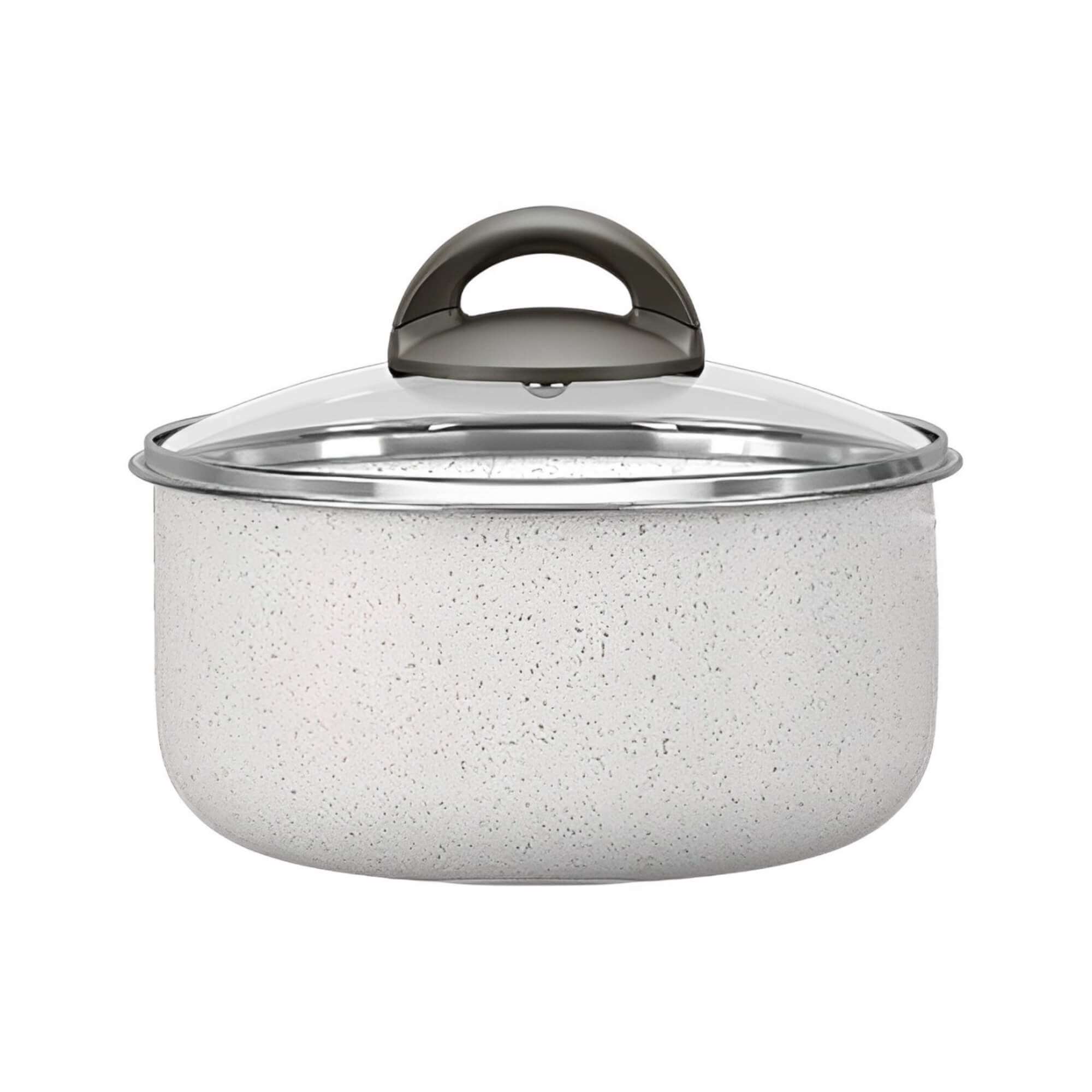 Panela com Tampa Antiaderente 18cm 1,9L Ceramic Life Suprema Vanilla Brinox - 7244/361 (N/A)