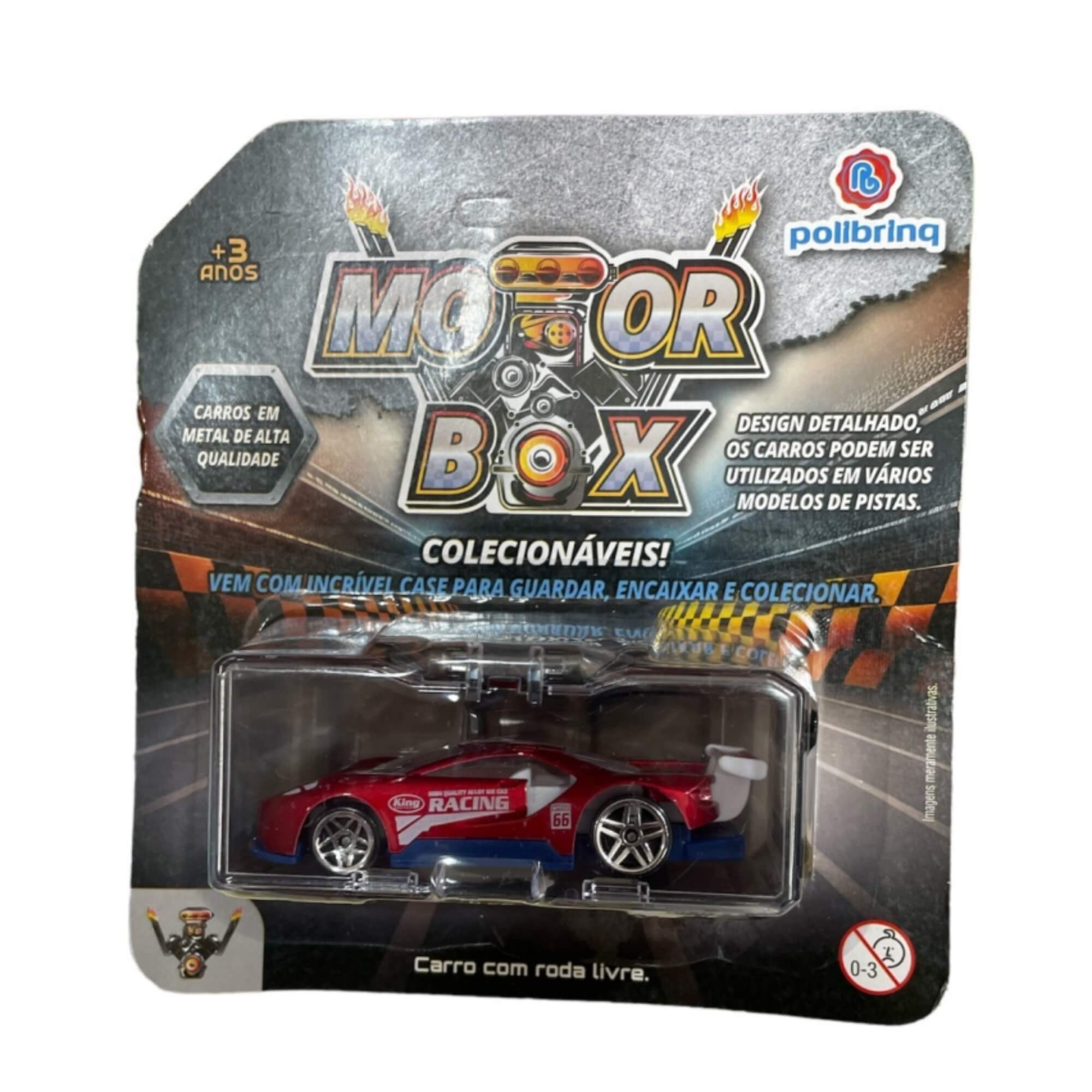 Carrinho de Brinquedo Colecionável Motor Box Sortido e Unitário Polibrinq - CAR911