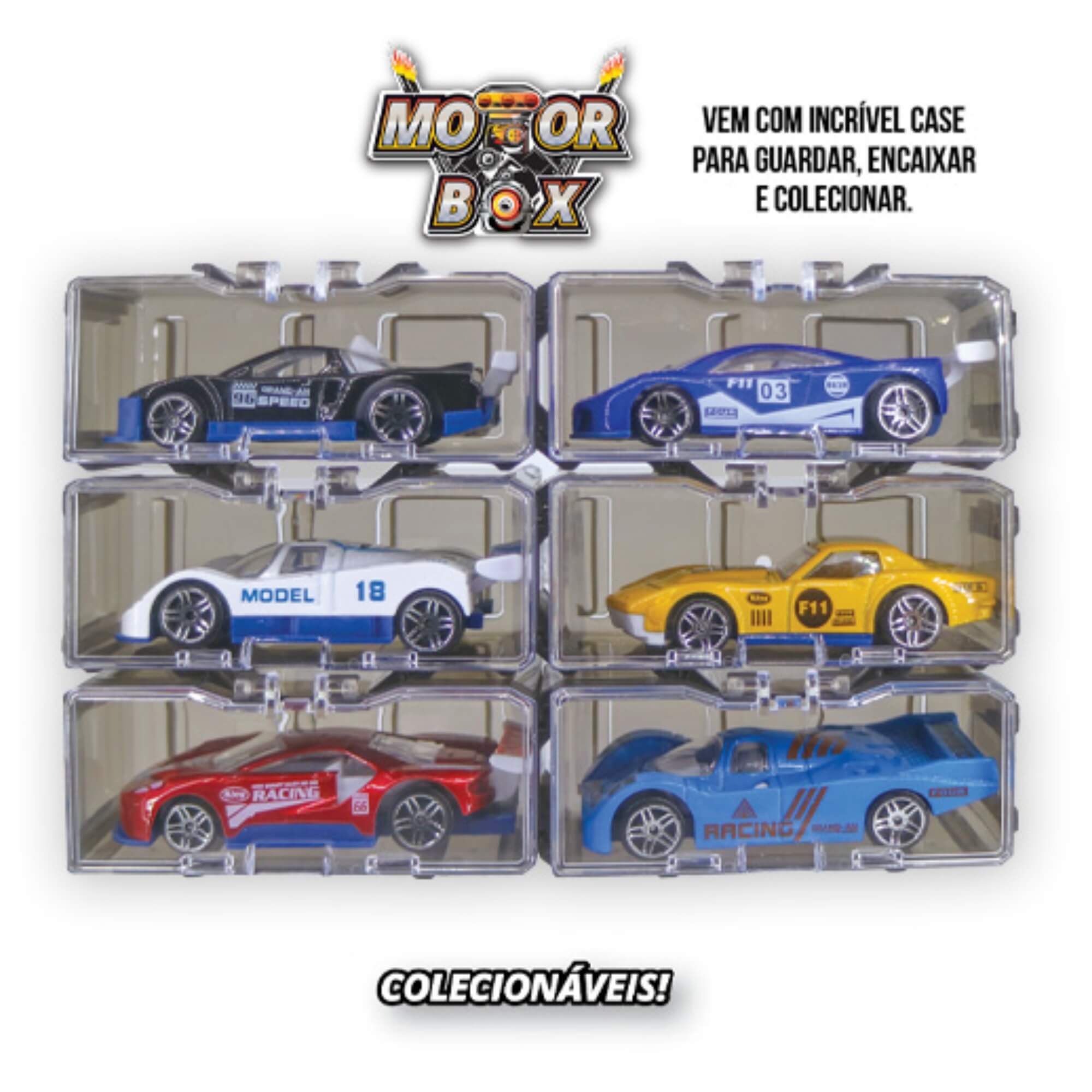 Carrinho de Brinquedo Colecionável Motor Box Sortido e Unitário Polibrinq - CAR911