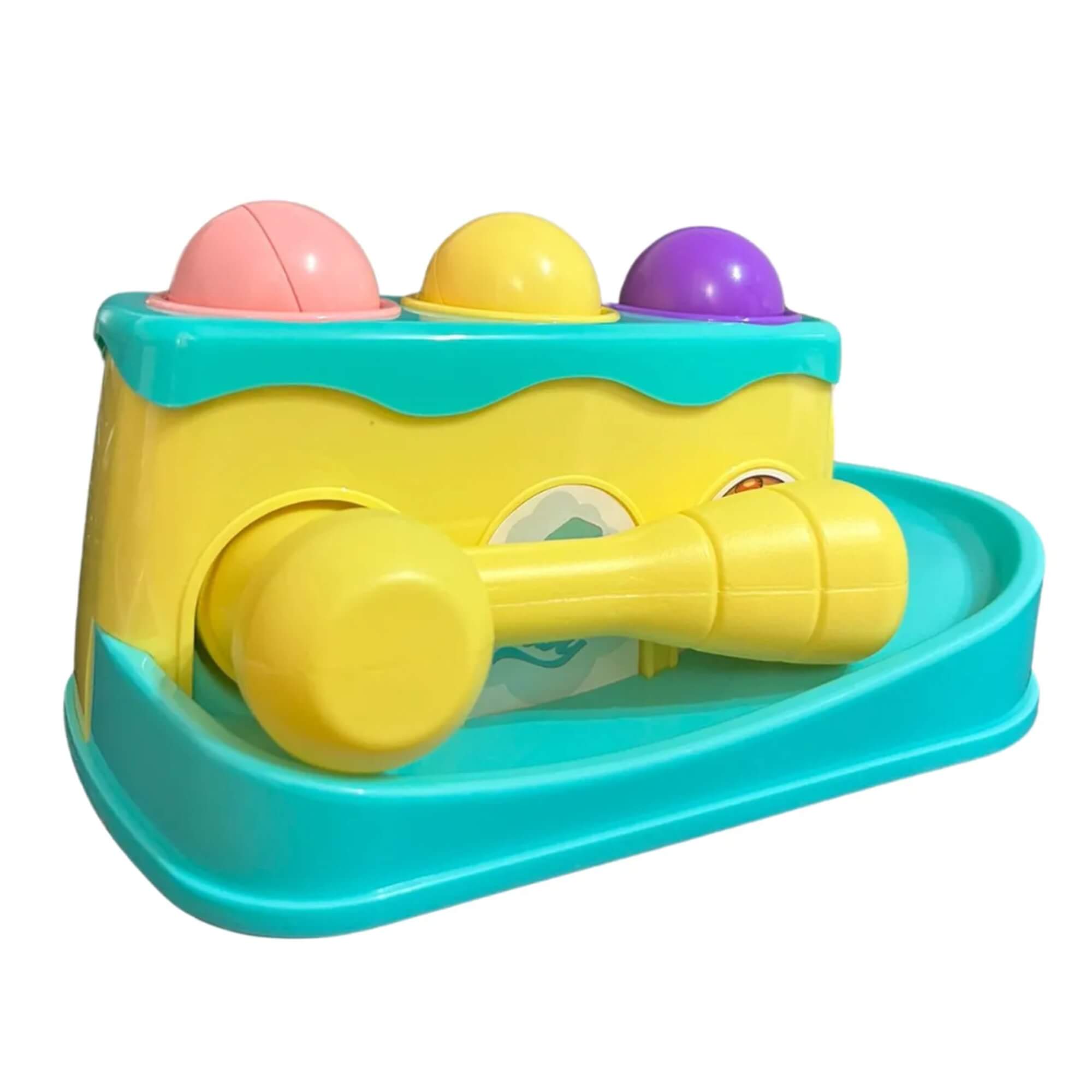 Brinquedo de Bebê Martelinho Poli Baby Didático de Montar e Desmontar de Plástico Polibrinq - BB3034