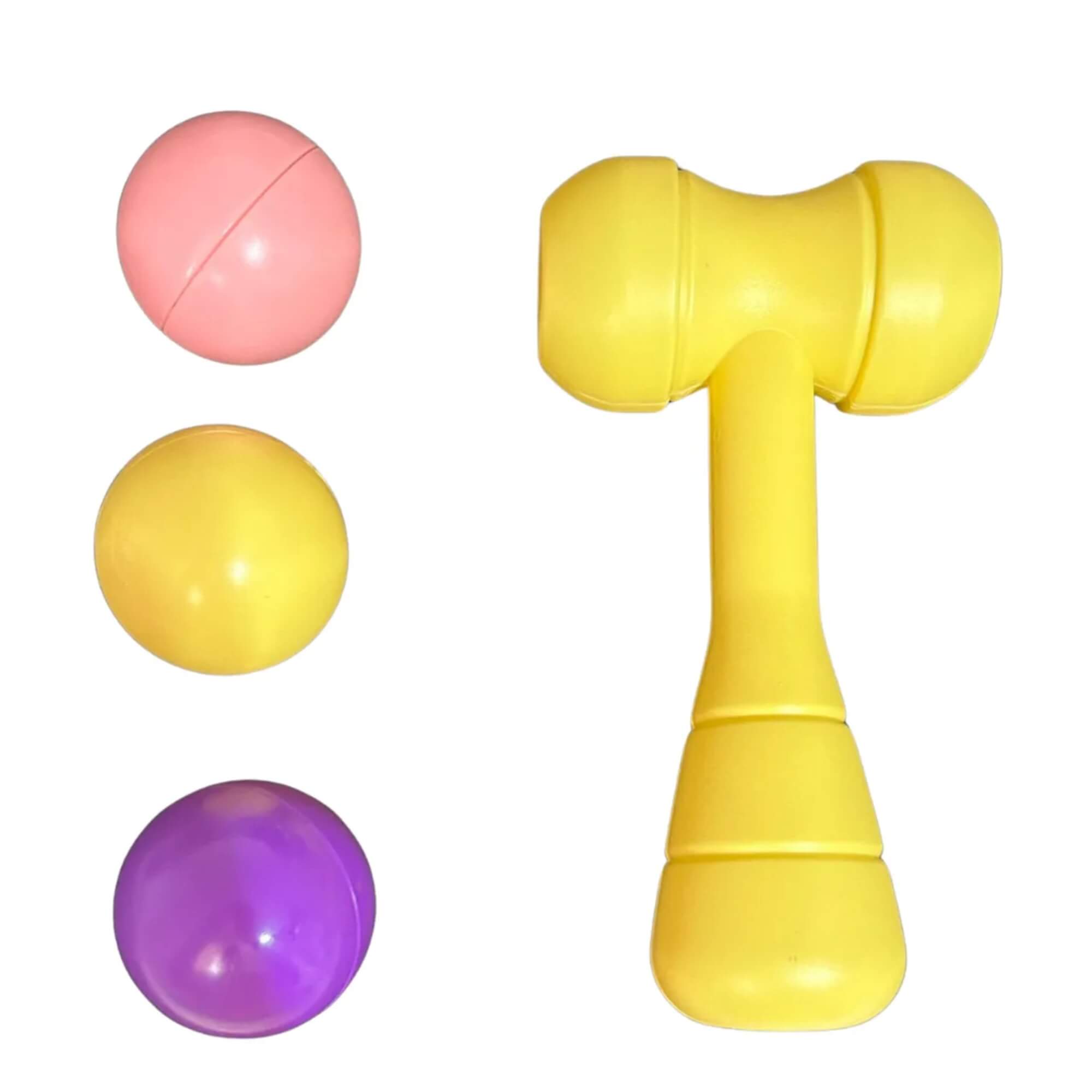 Brinquedo de Bebê Martelinho Poli Baby Didático de Montar e Desmontar de Plástico Polibrinq - BB3034