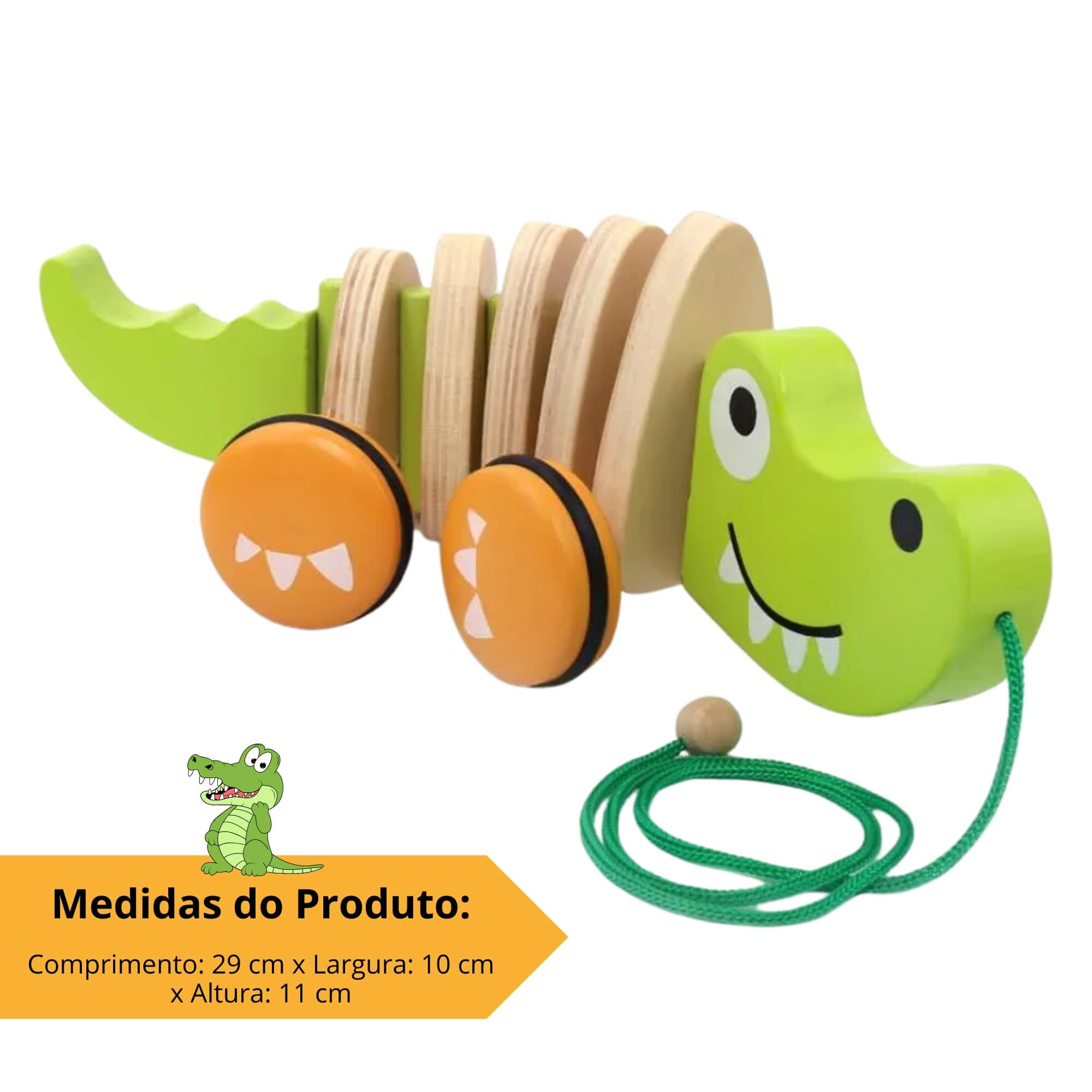 Brinquedo Infantil Crocodilo de Passeio Xalingo - 67543
