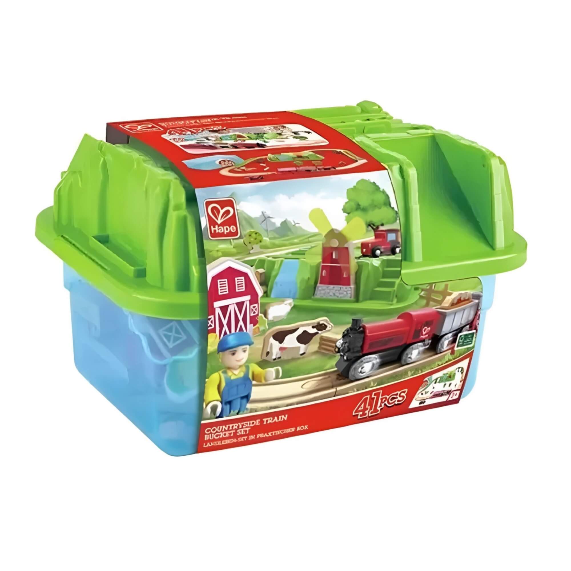 Brinquedo Infantil Ferrovia na Fazenda 41 Peças Xalingo - 67387