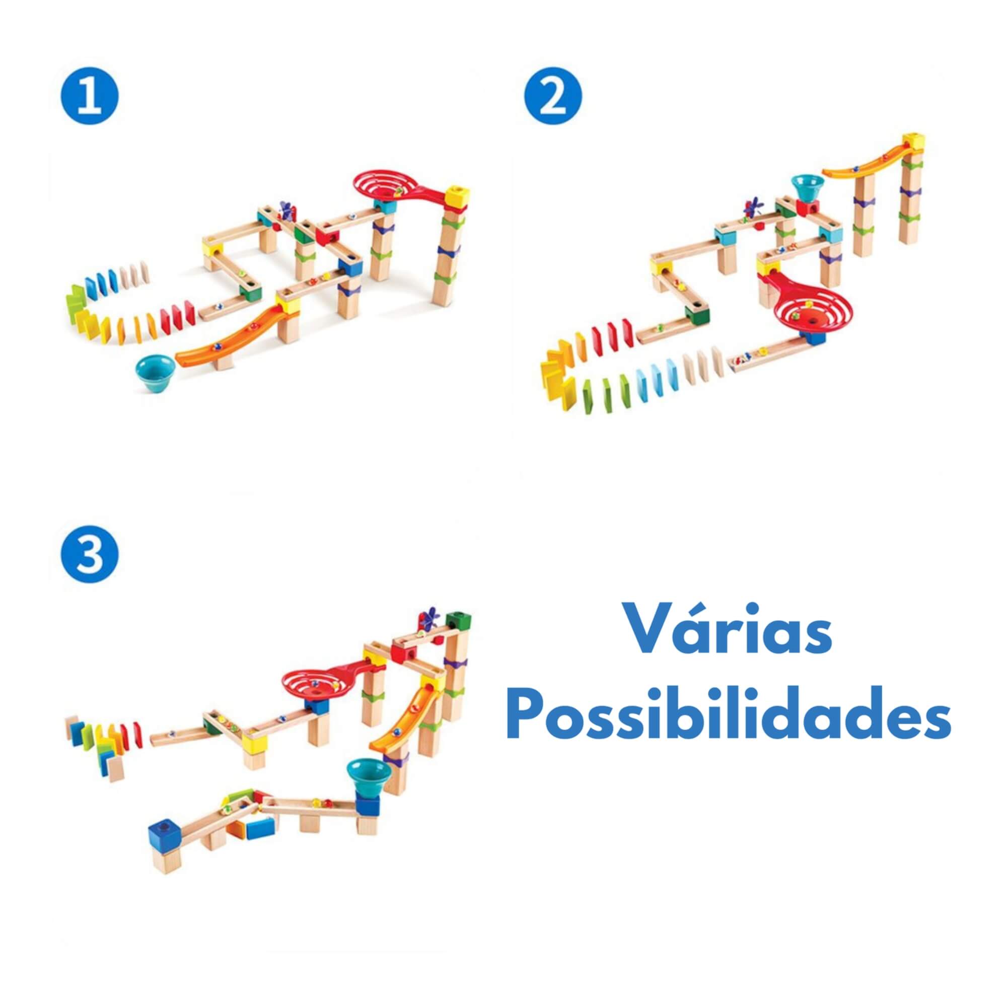 Jogo Infantil de Corrida de Bolinhas 81 Peças Xalingo - 67365