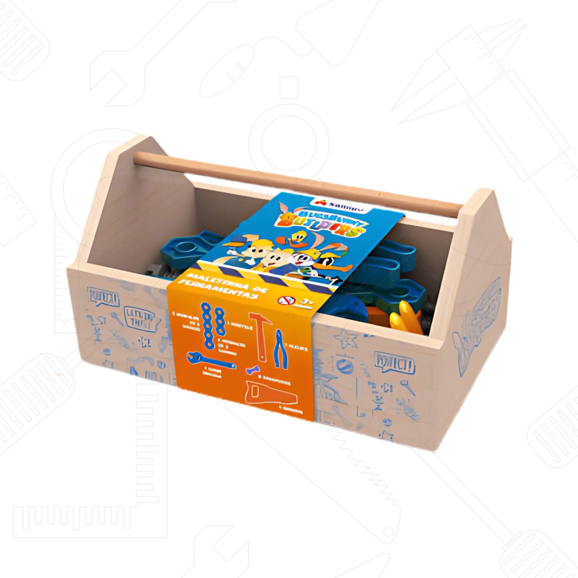 Brinquedo Infantil Caixa de Ferramentas Bugs Bunny Xalingo - 67909