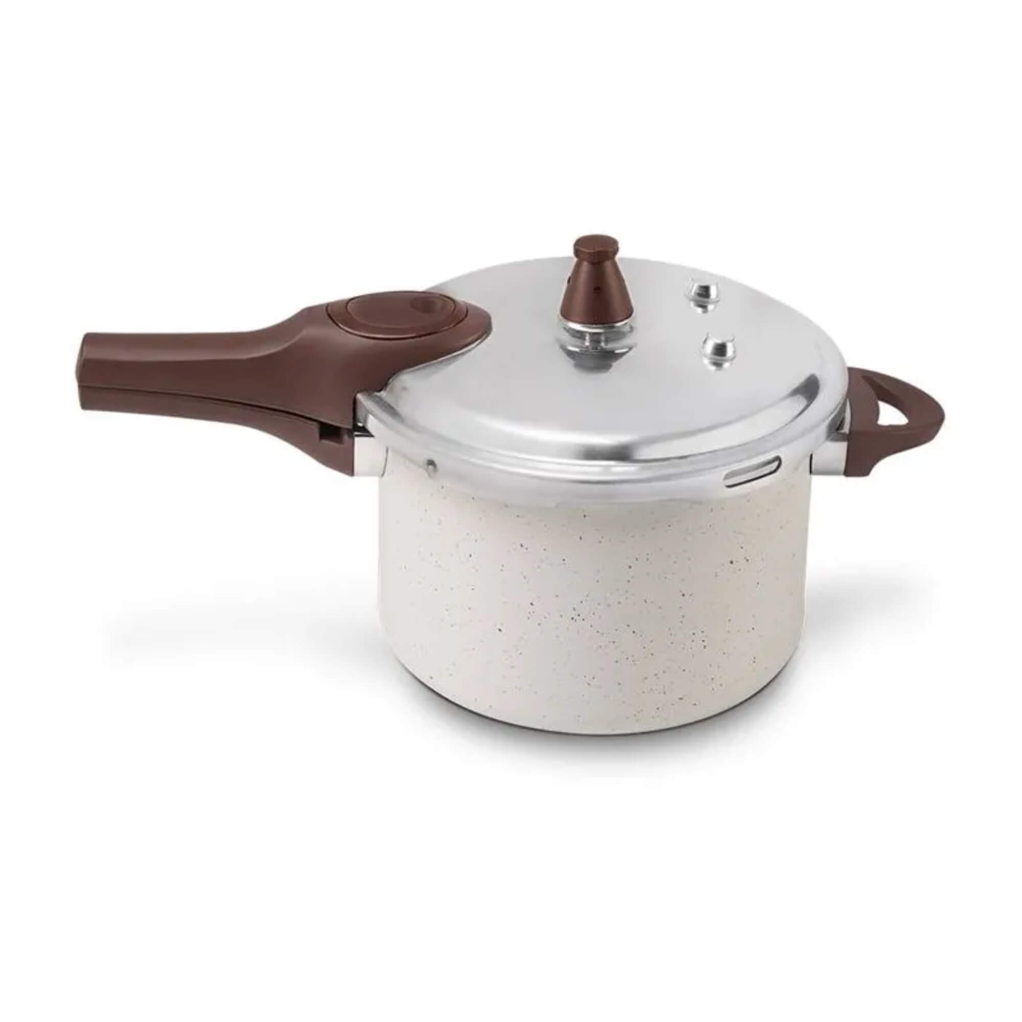 Panela de Pressão 20 cm Ceramic Life Pressure com Indução 4,2L Vanilla Brinox - 4952/101