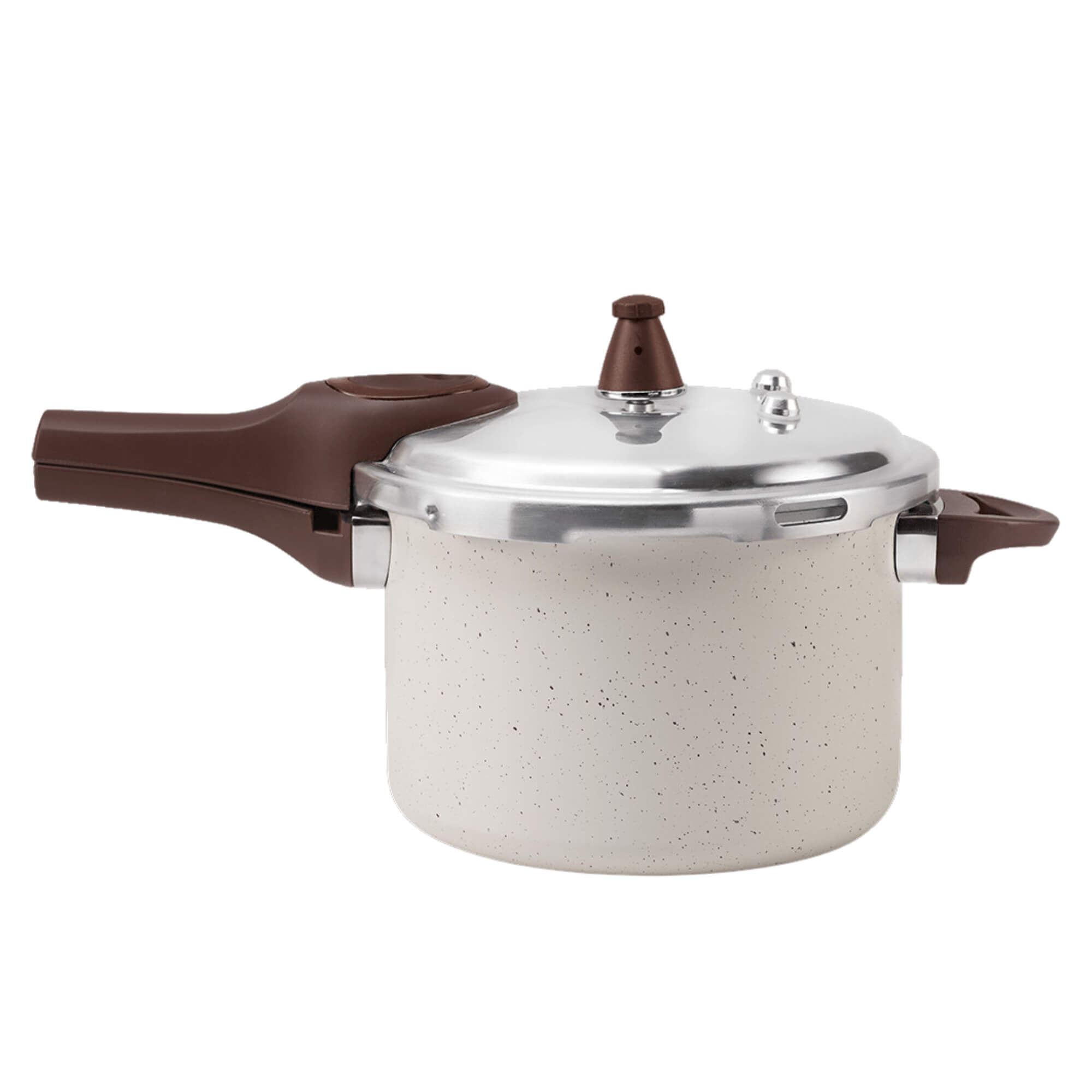 Panela de Pressão 20 cm Ceramic Life Pressure com Indução 4,2L Vanilla Brinox - 4952/101