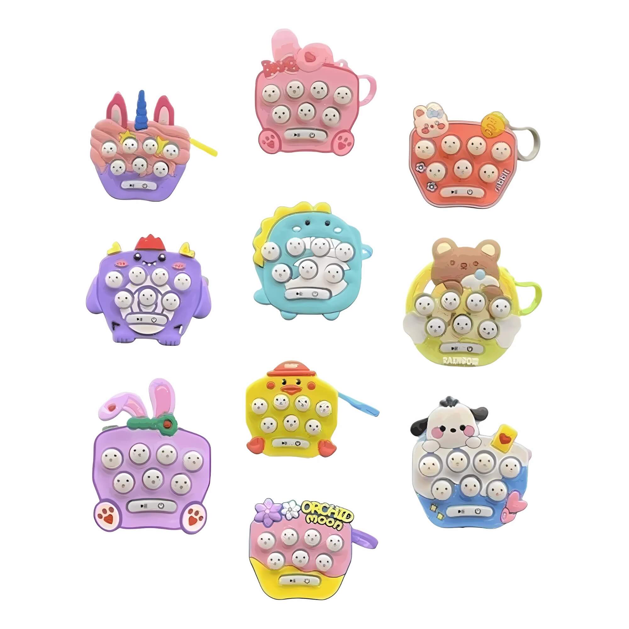 Brinquedo Jogo de Bolso Bichinhos c/ Luz e Som Sortido e Unitário Polibrinq - JB01