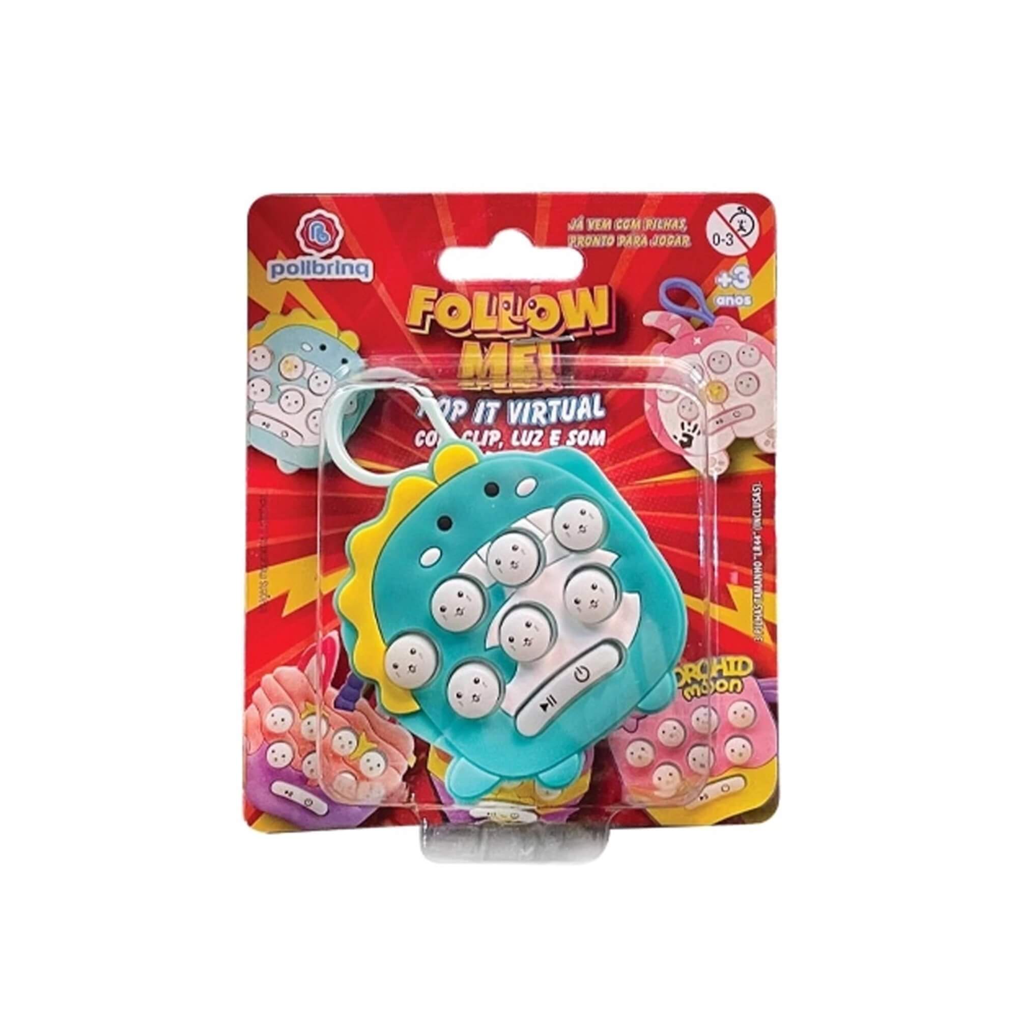 Brinquedo Jogo de Bolso Bichinhos c/ Luz e Som Sortido e Unitário Polibrinq - JB01