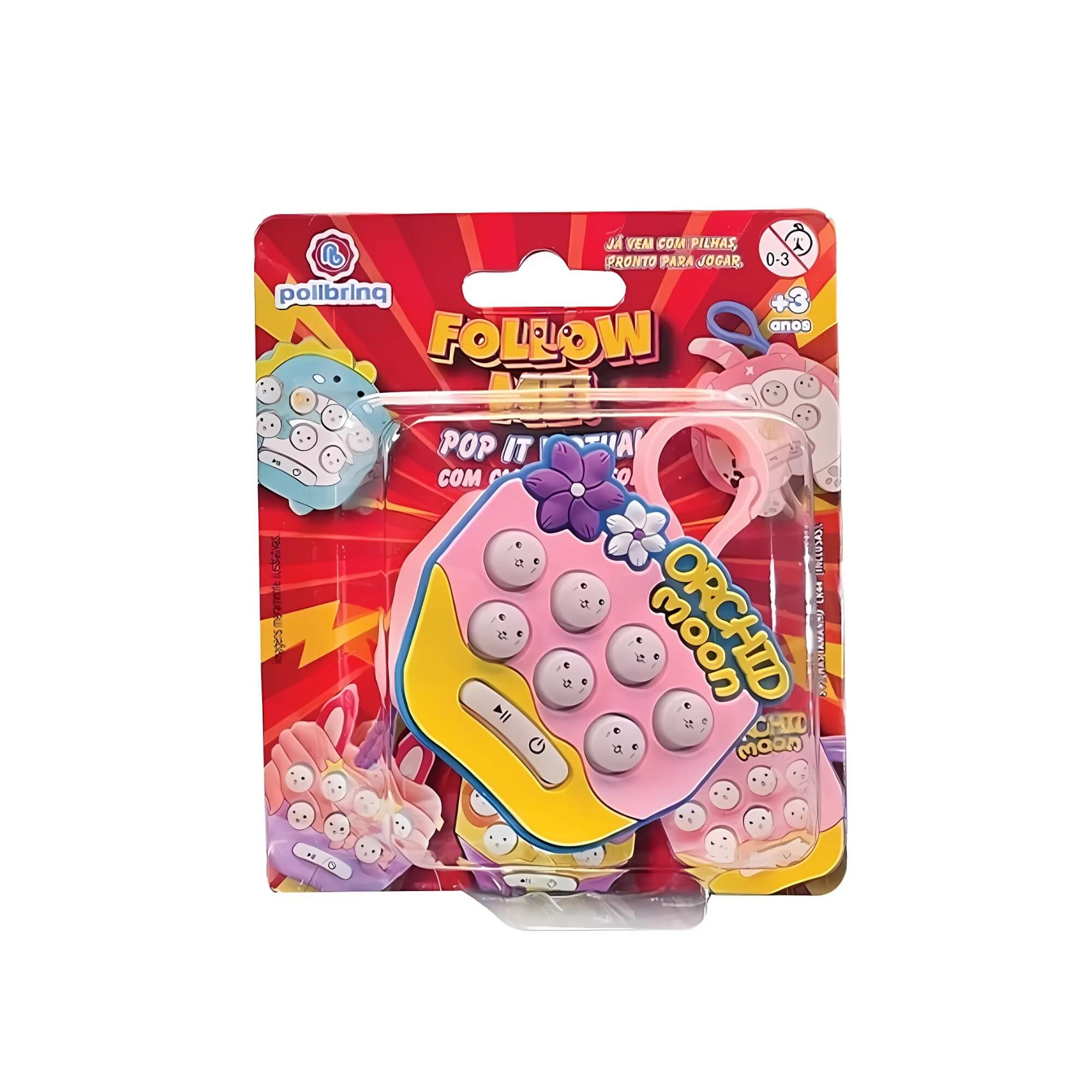 Brinquedo Jogo de Bolso Bichinhos c/ Luz e Som Sortido e Unitário Polibrinq - JB01
