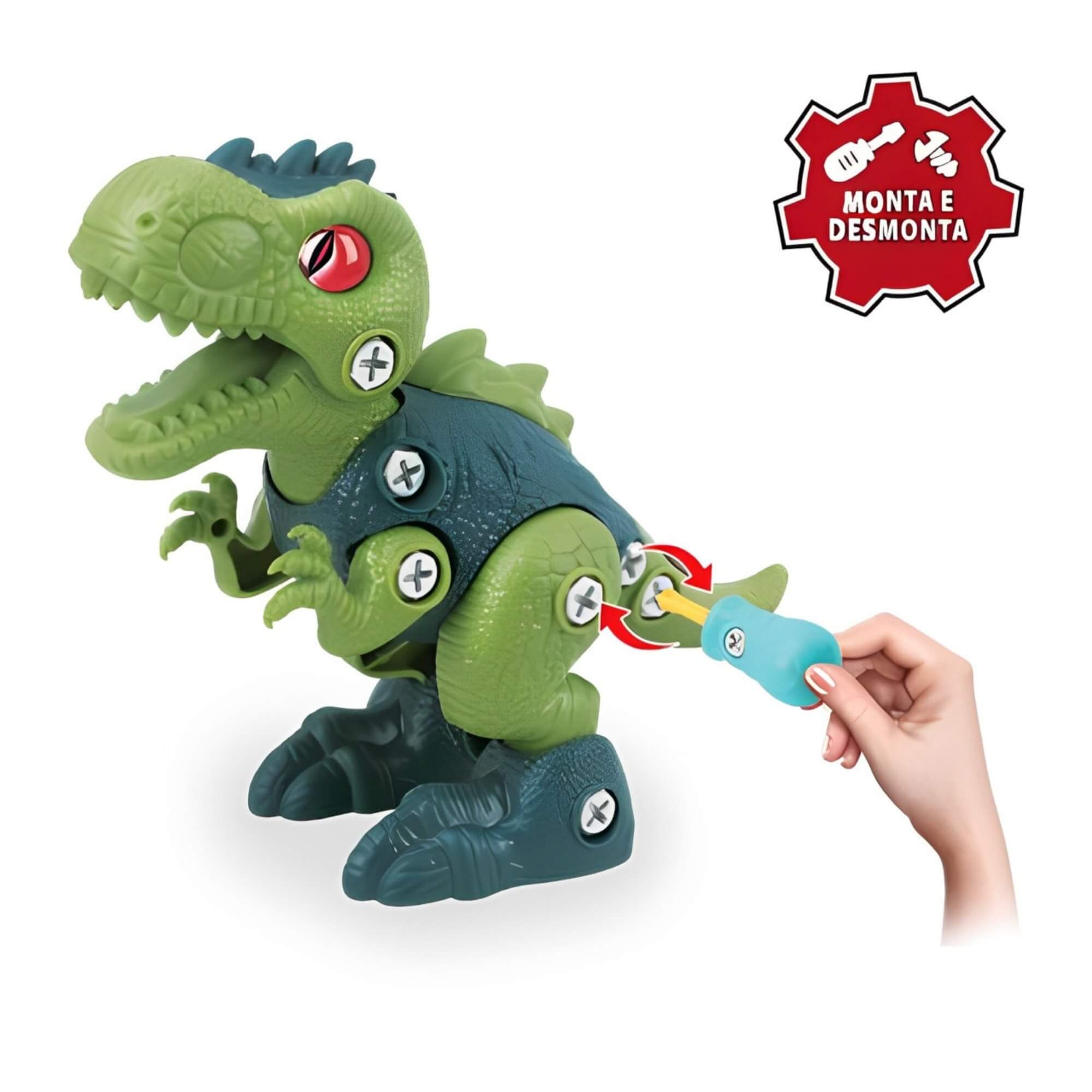 Brinquedo Infantil Monta Sauro Jurassic Brinq Sortido e Unitário Polibrinq - AN2401