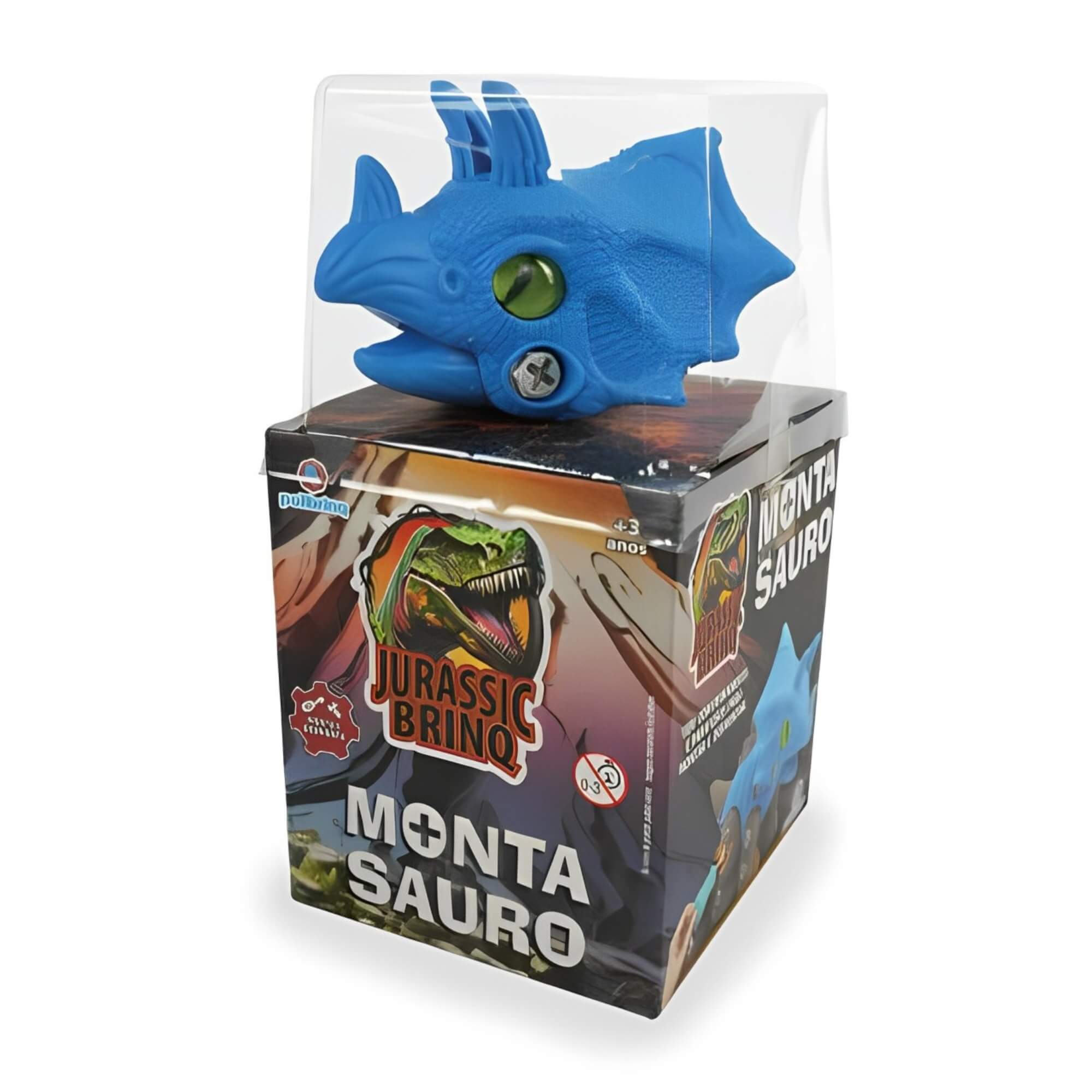 Brinquedo Infantil Monta Sauro Jurassic Brinq Sortido e Unitário Polibrinq - AN2401