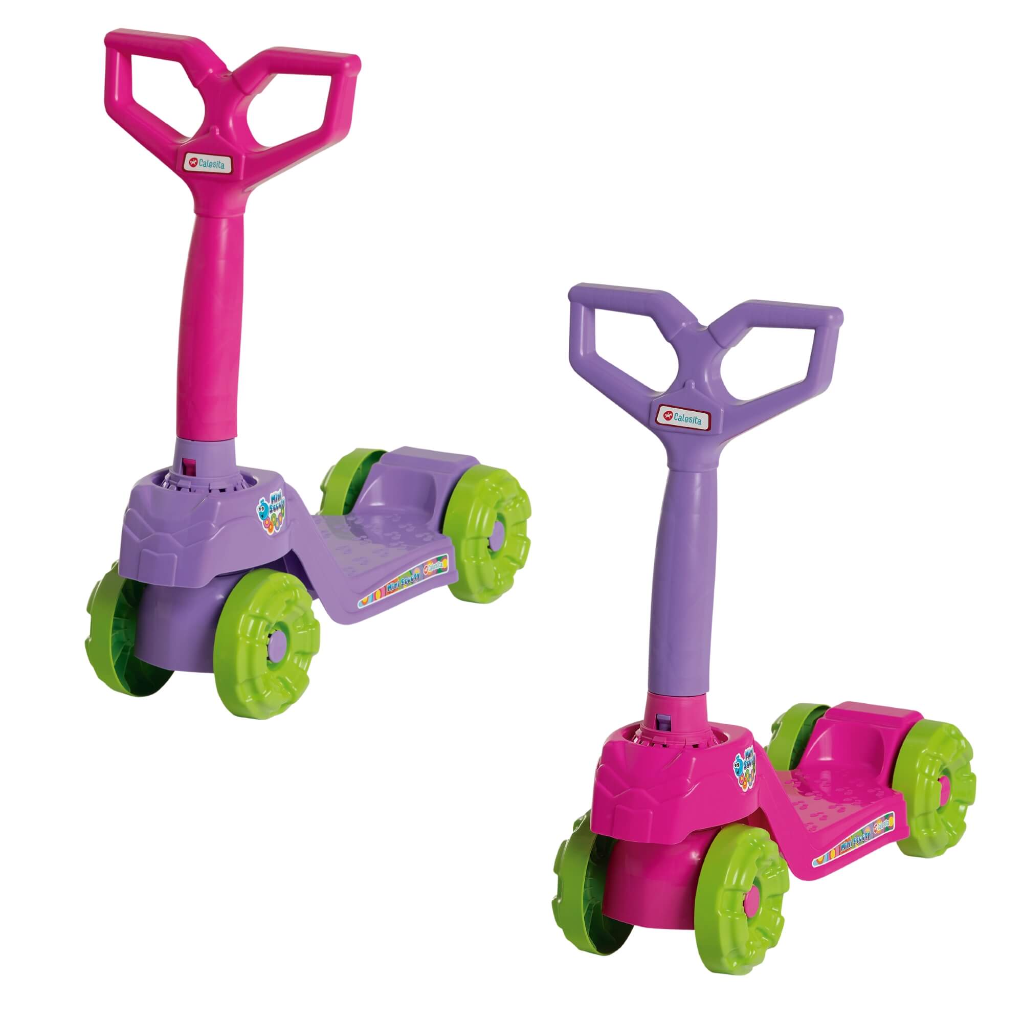 Patinete Infantil Mini Scooty Rosa Modelo Sortido e Único Calesita - 0917