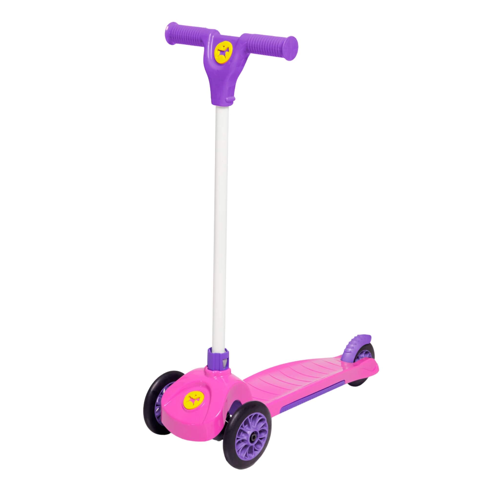 Brinquedo Patinete Infantil Trinet Rosa com 3 Rodas Calesita - 0923
