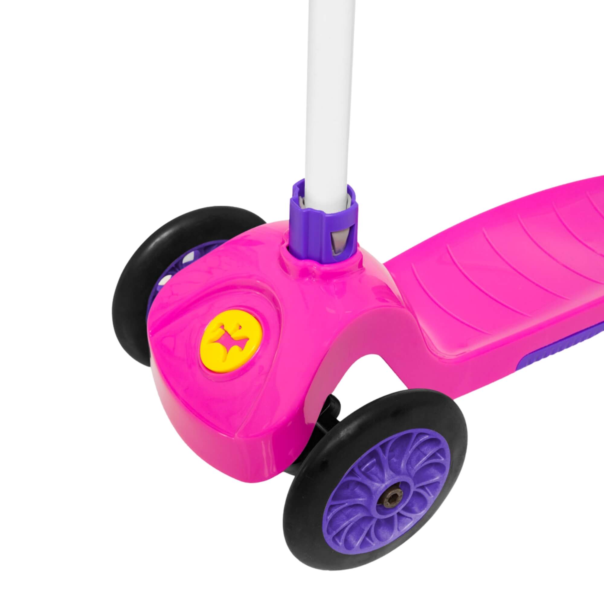 Brinquedo Patinete Infantil Trinet Rosa com 3 Rodas Calesita - 0923