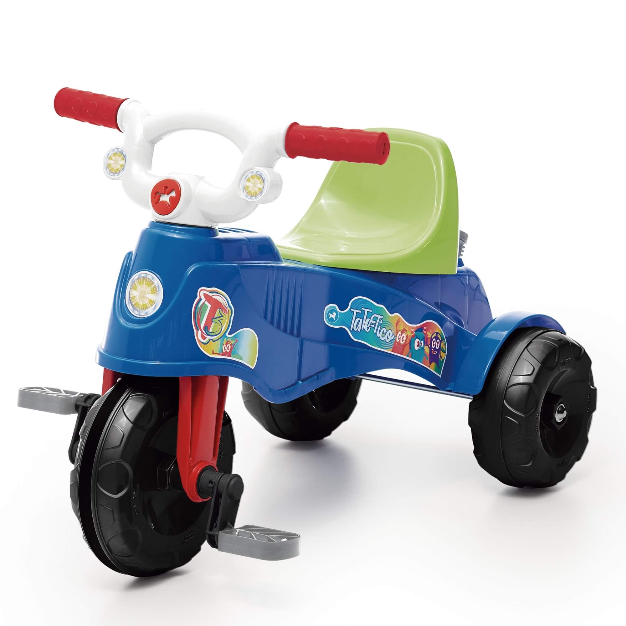 Triciclo Infantil Tatetico com Pedal e Empurrador Calesita - 0938