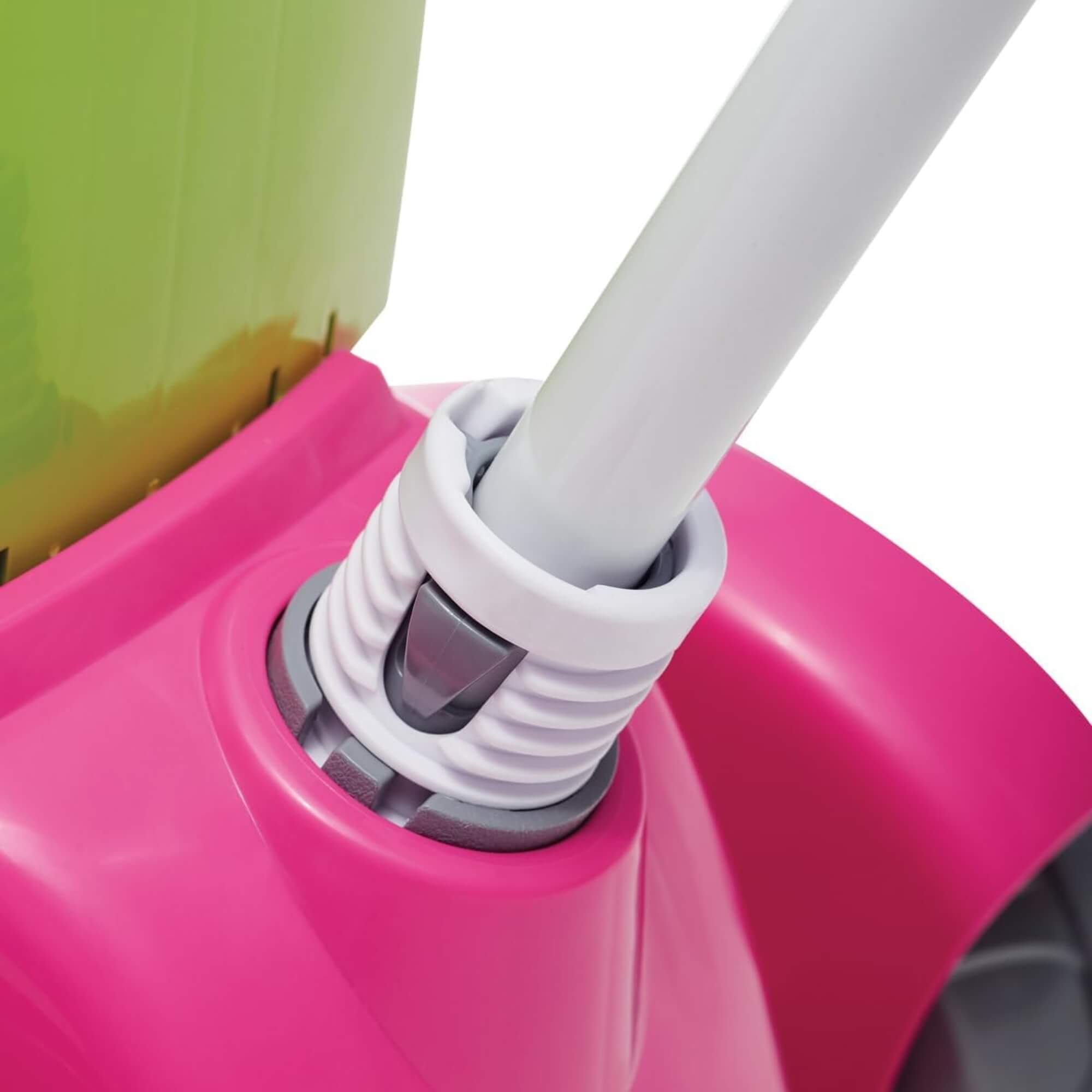 Triciclo Infantil Tatetico Rosa com Empurrador e Pedal 2 em 1 Calesita - 0939