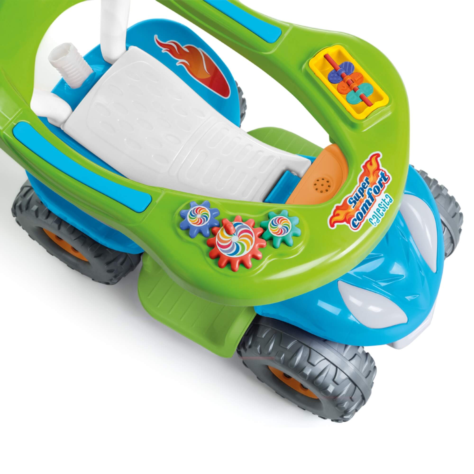 Quadriciclo Infantil Super Comfort com Empurrador Calesita - 0942