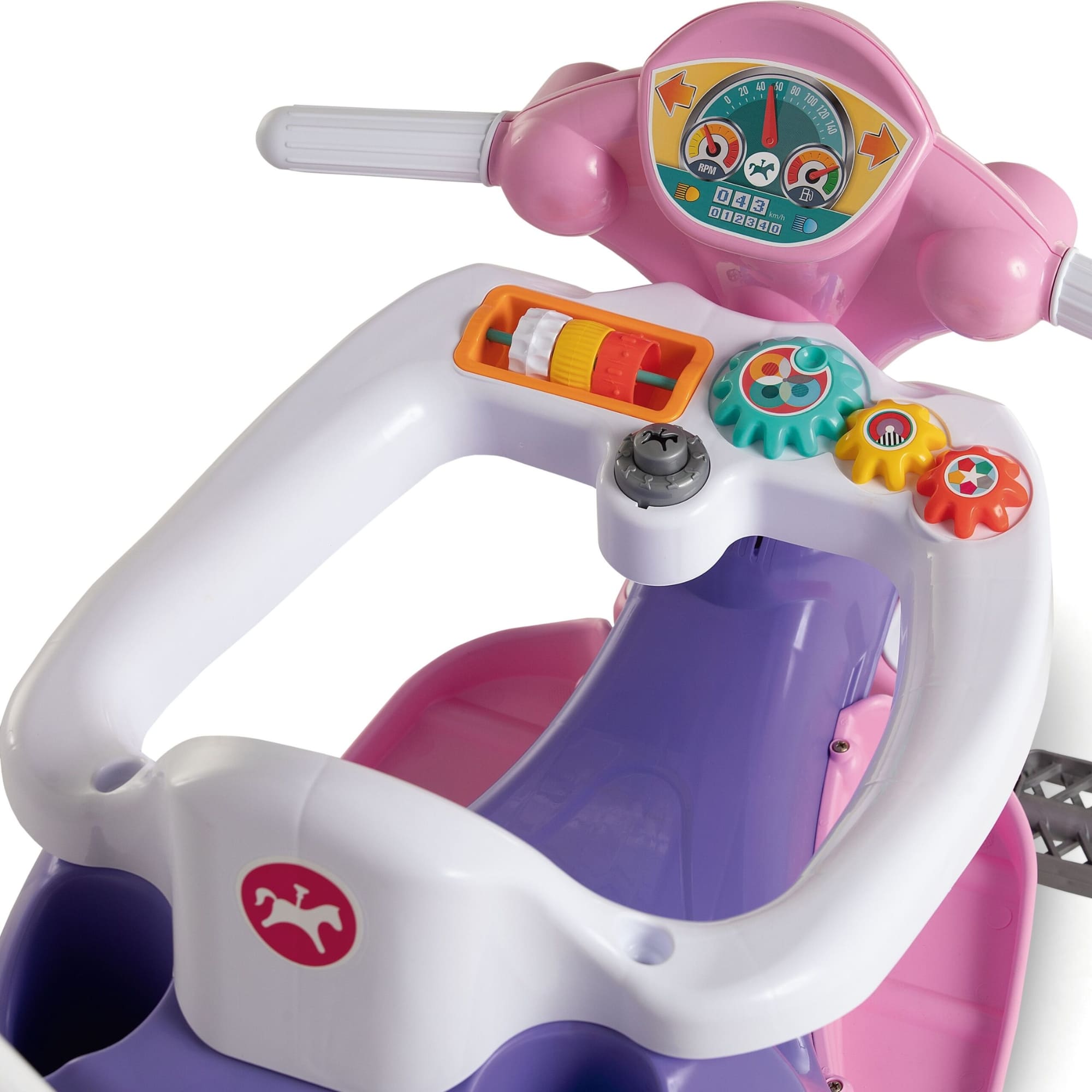 Triciclo Infantil Velocita Lilás +24 Meses Empurrador e Pedal C/Buzina CALESITA - 0959