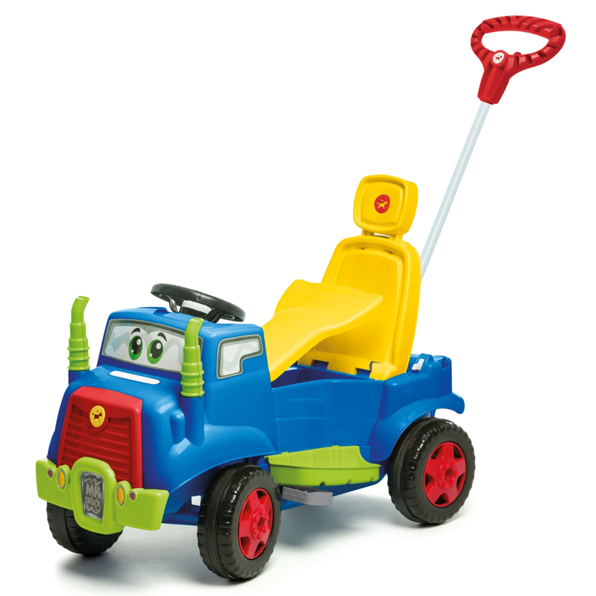 Quadriciclo Infantil MK Truck +24 Meses Empurrador e Pedal C/Som Calesita- 0982