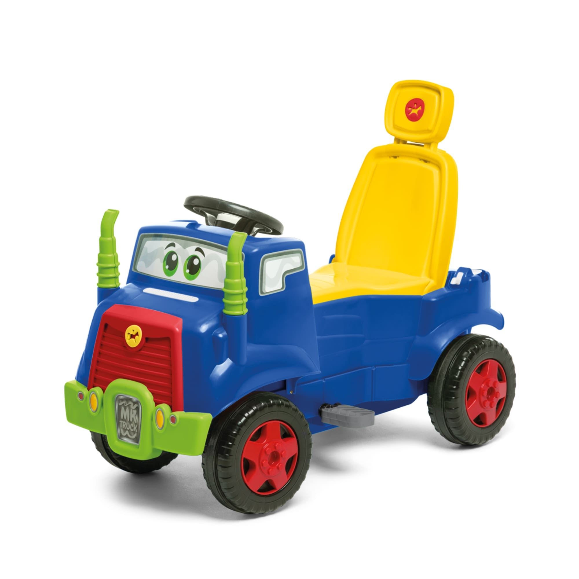 Quadriciclo Infantil MK Truck +24 Meses Empurrador e Pedal C/Som Calesita- 0982