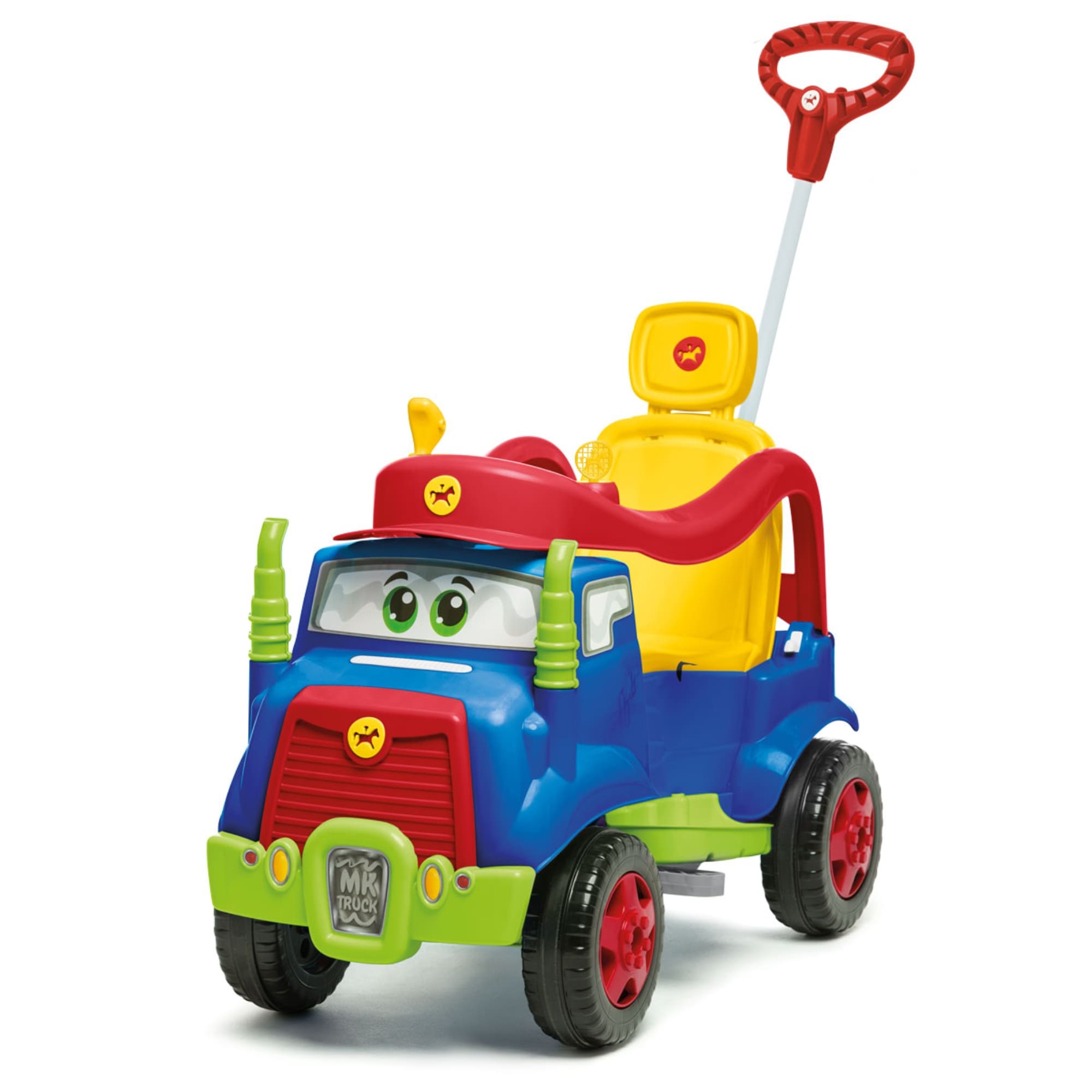 Quadriciclo Infantil MK Truck +24 Meses Empurrador e Pedal C/Som Calesita- 0982