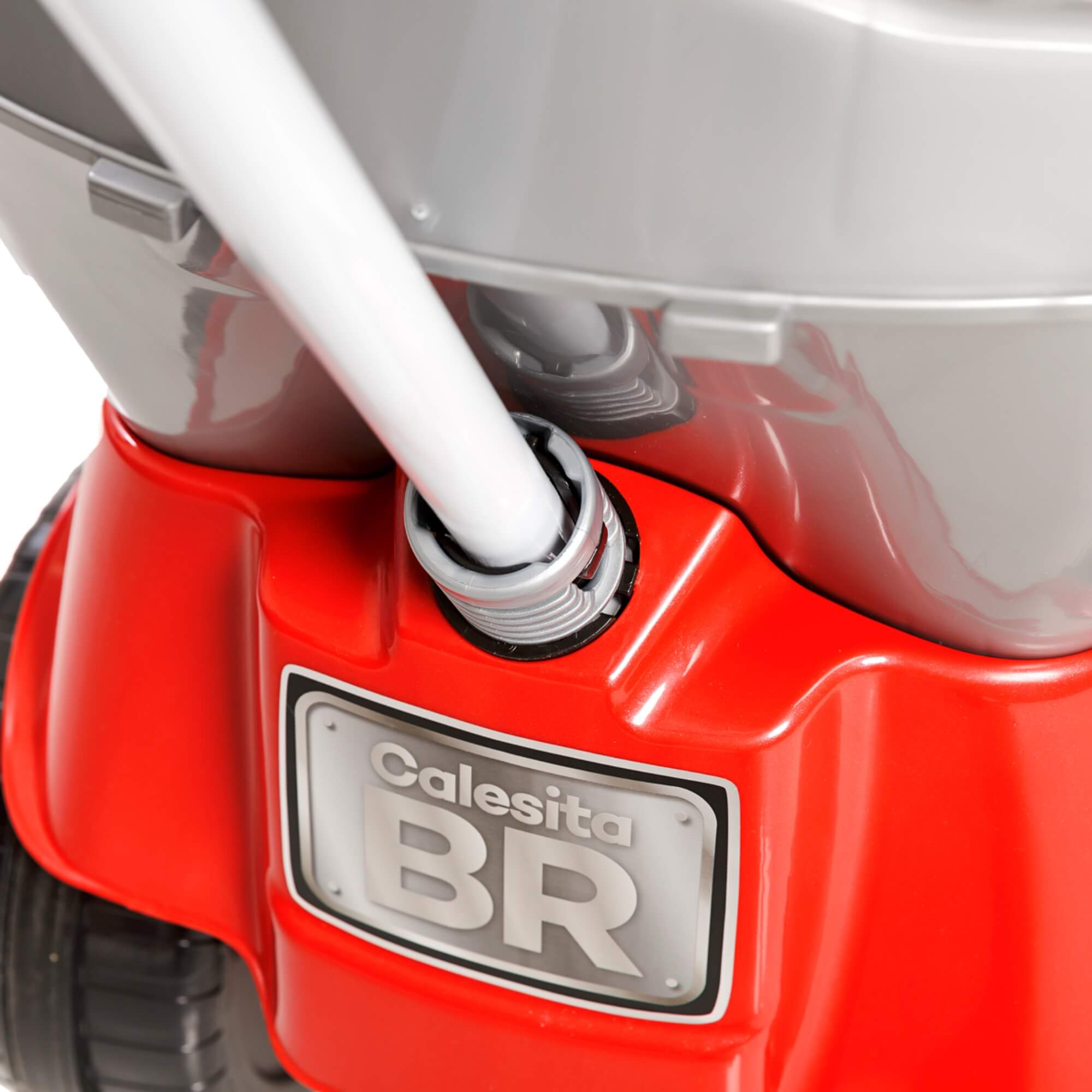 Quadriciclo Infantil Road Vermelho com Pedal e Empurrador Calesita - 0988
