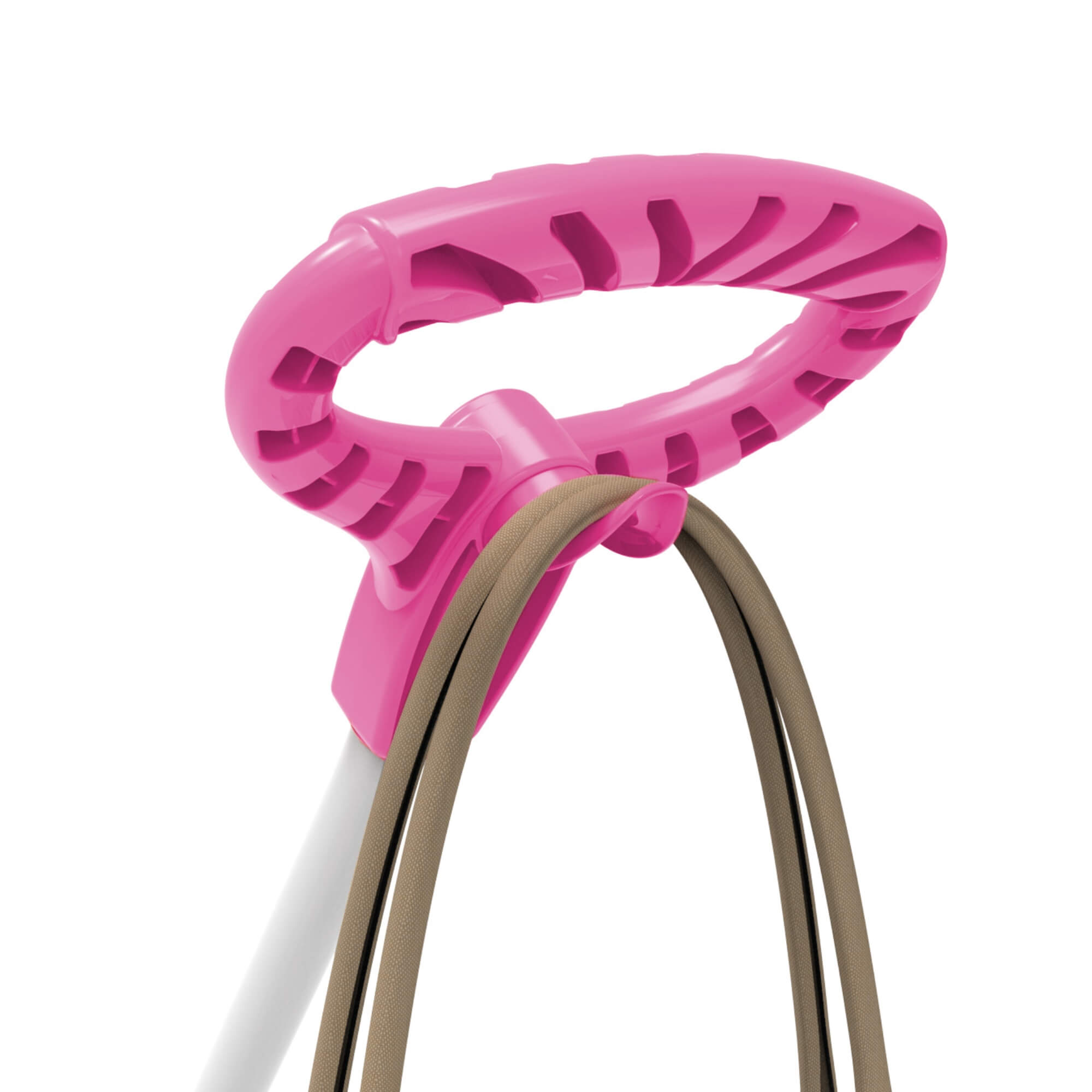 Carrinho de Passeio Infantil Fouks Rosa com Empurrador e Pedal Calesita - 0996