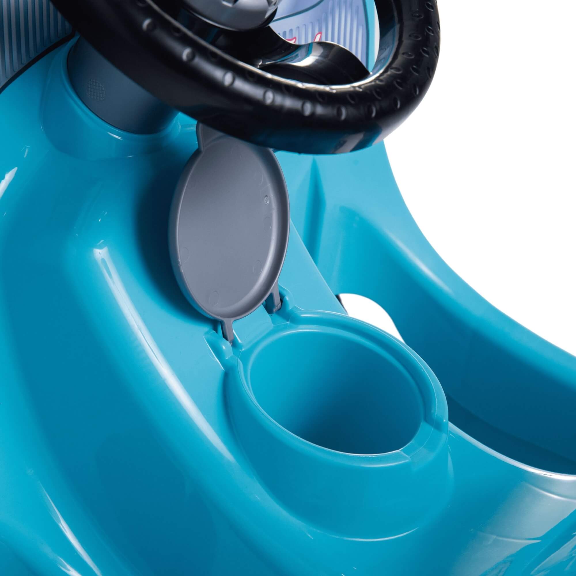Carrinho de Passeio Infantil Fouks Azul com Empurrador e Pedal Calesita - 0998
