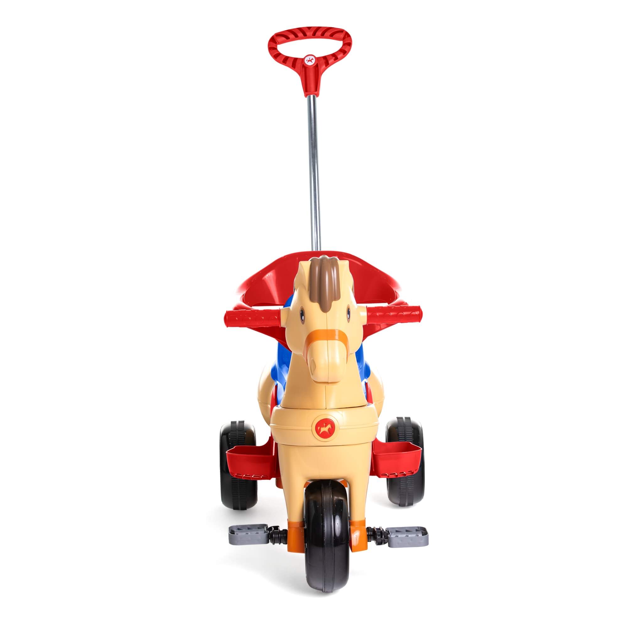 Triciclo Infantil Poto +24 Meses Empurrador e Pedal com Som CALESITA - 1011